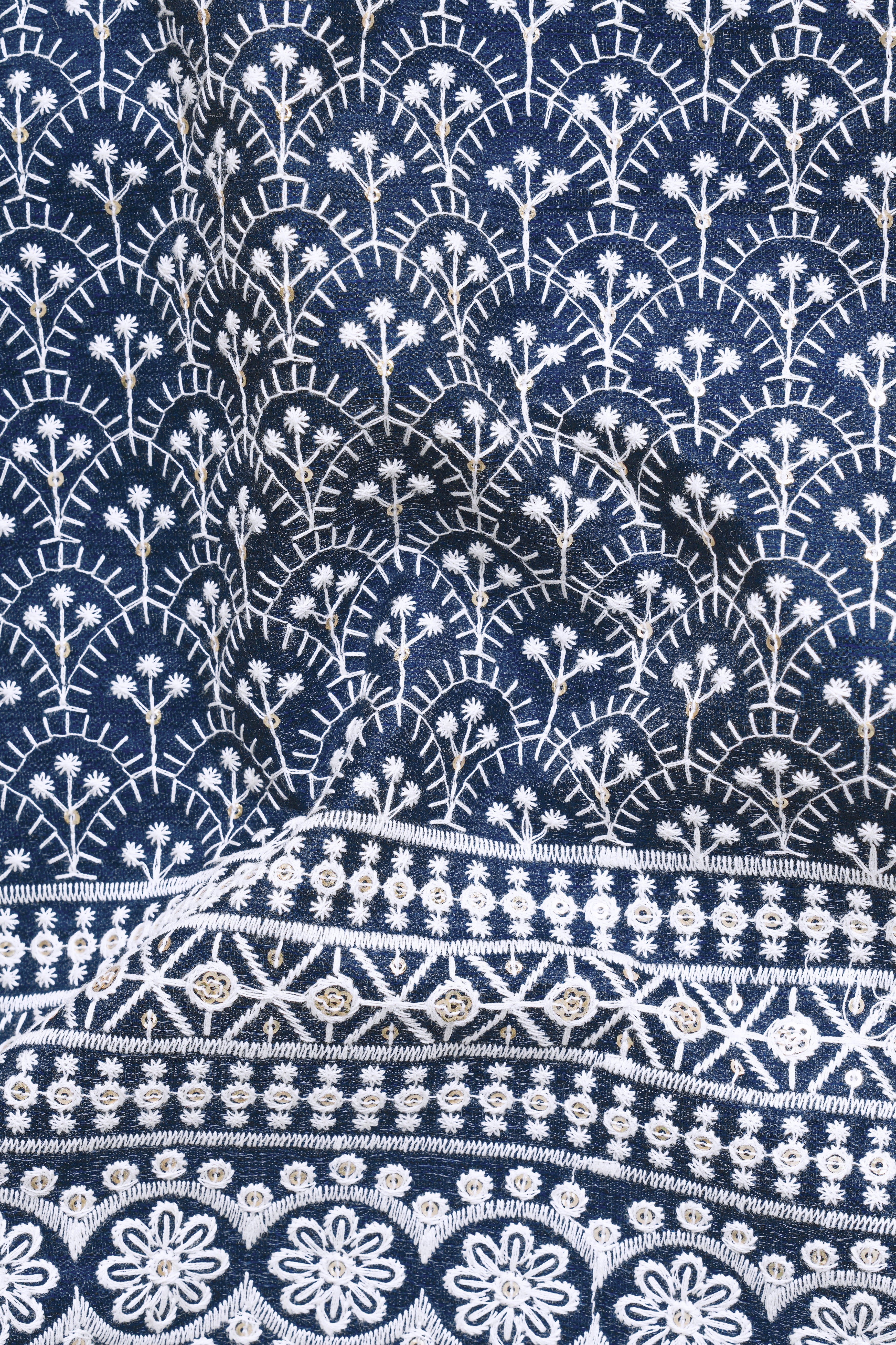 Cloud Blue and White Thread Embroidered Bandhgala Jodhpuri BL3508-BG-36, BL3508-BG-38, BL3508-BG-40, BL3508-BG-42, BL3508-BG-44, BL3508-BG-46, BL3508-BG-50, BL3508-BG-50, BL3508-BG-52, BL3508-BG-54, BL3508-BG-56, BL3508-BG-58, BL3508-BG-60