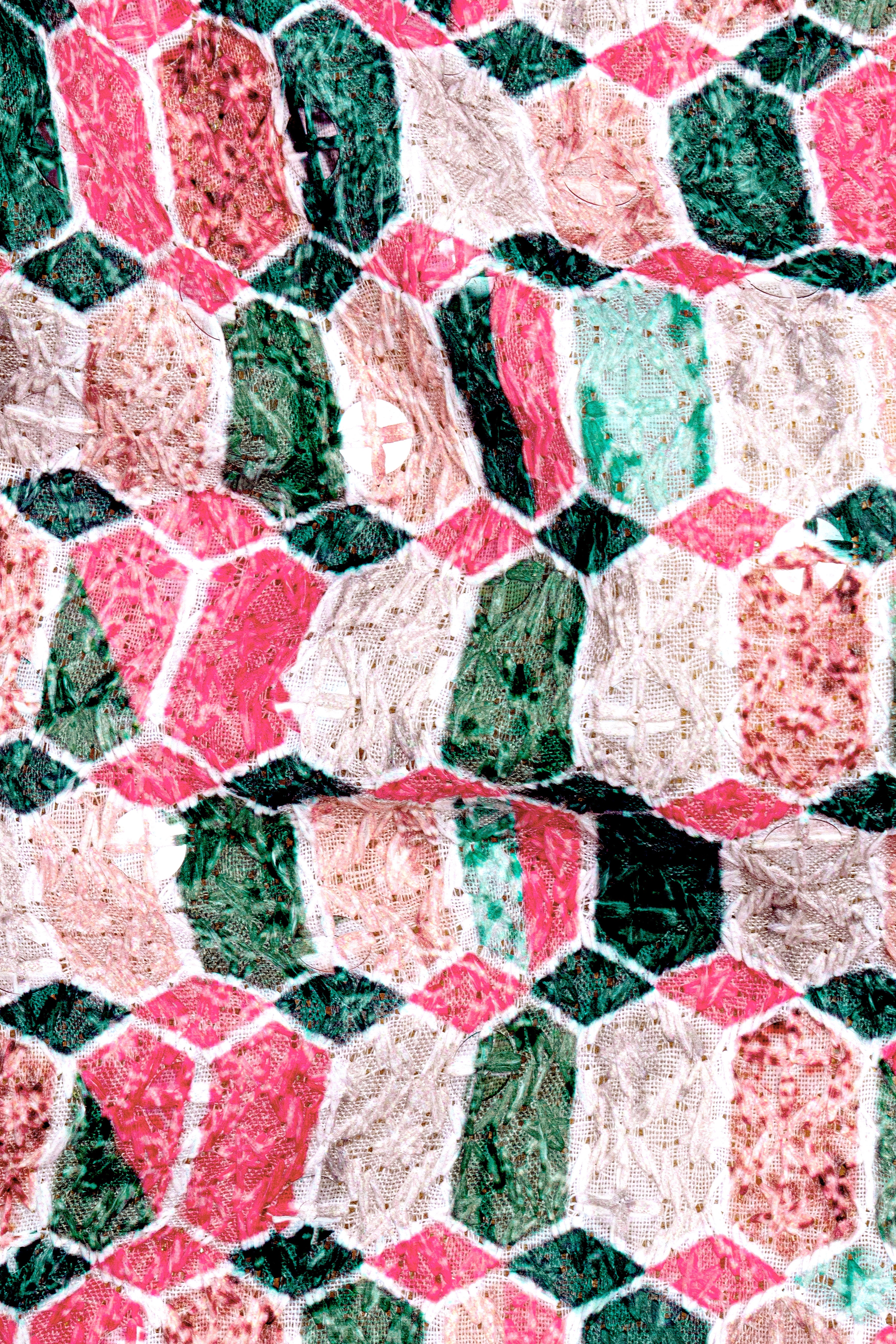 Misty Rose And Persian Green MultiColour Embroidered Cross Placket Bandhgala Jodhpuri