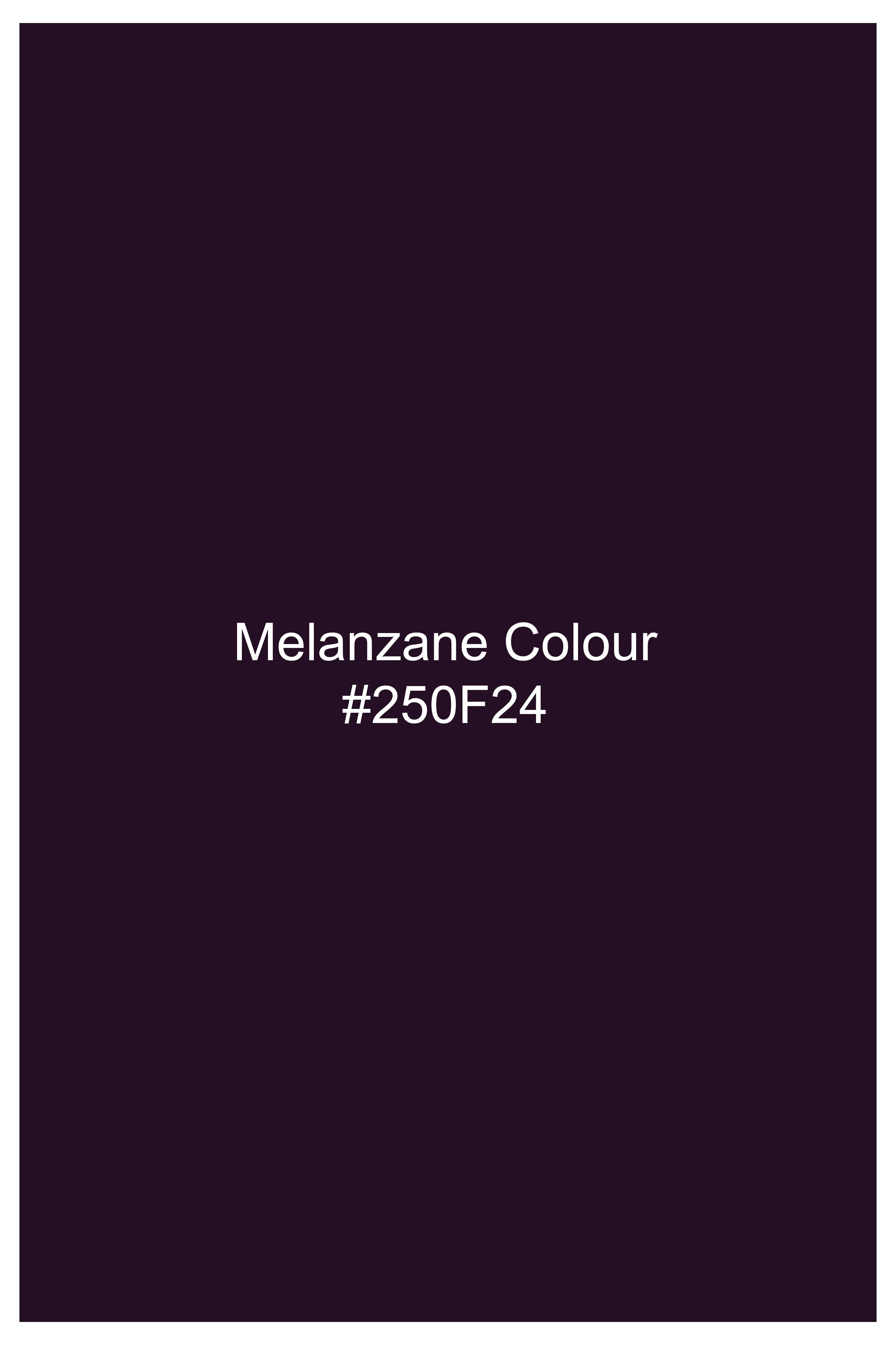 Melanzane Purple Multicolor Embroidered Printed Bandhgala Jodhpuri