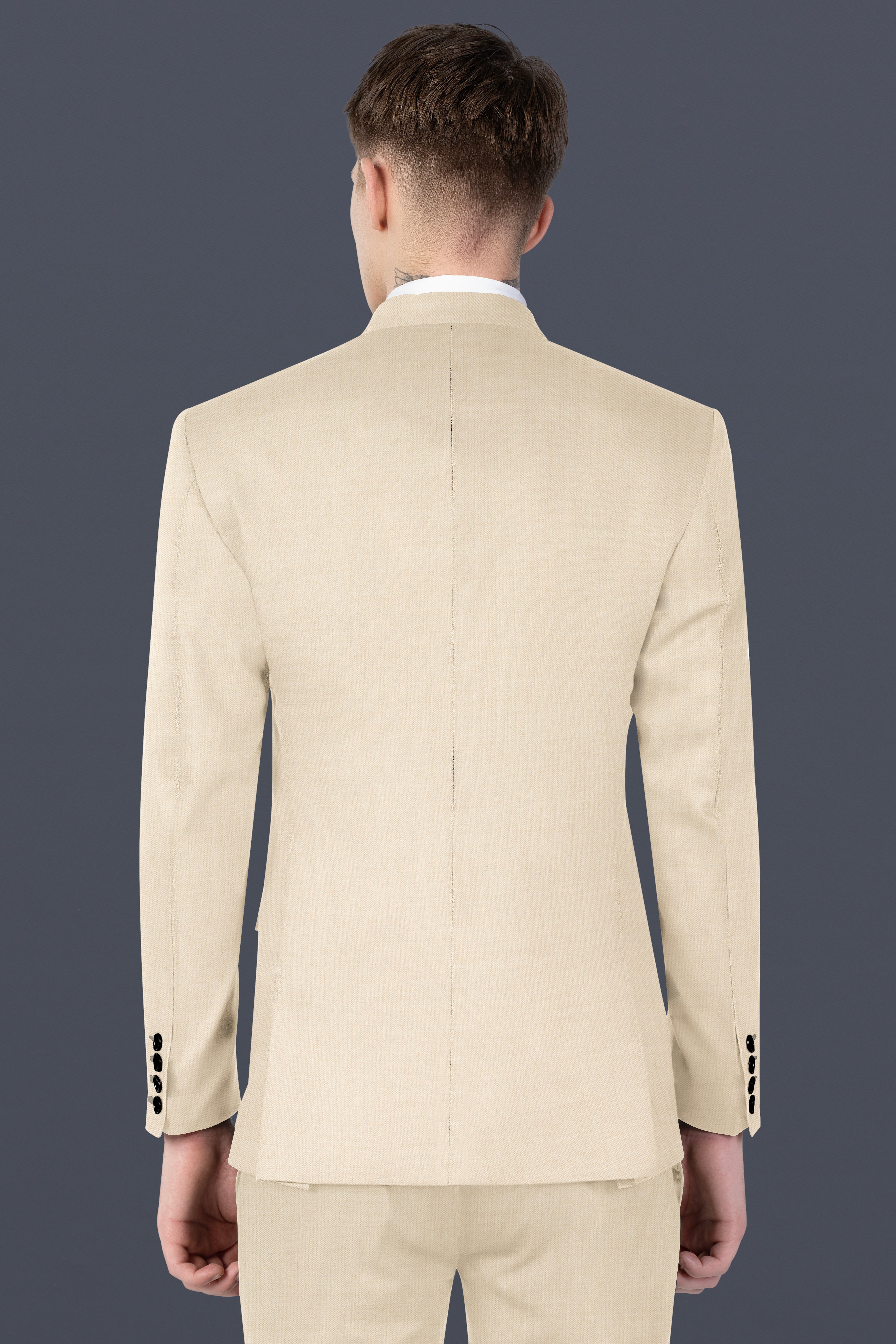 Mercury Cream Double Breasted Blazer