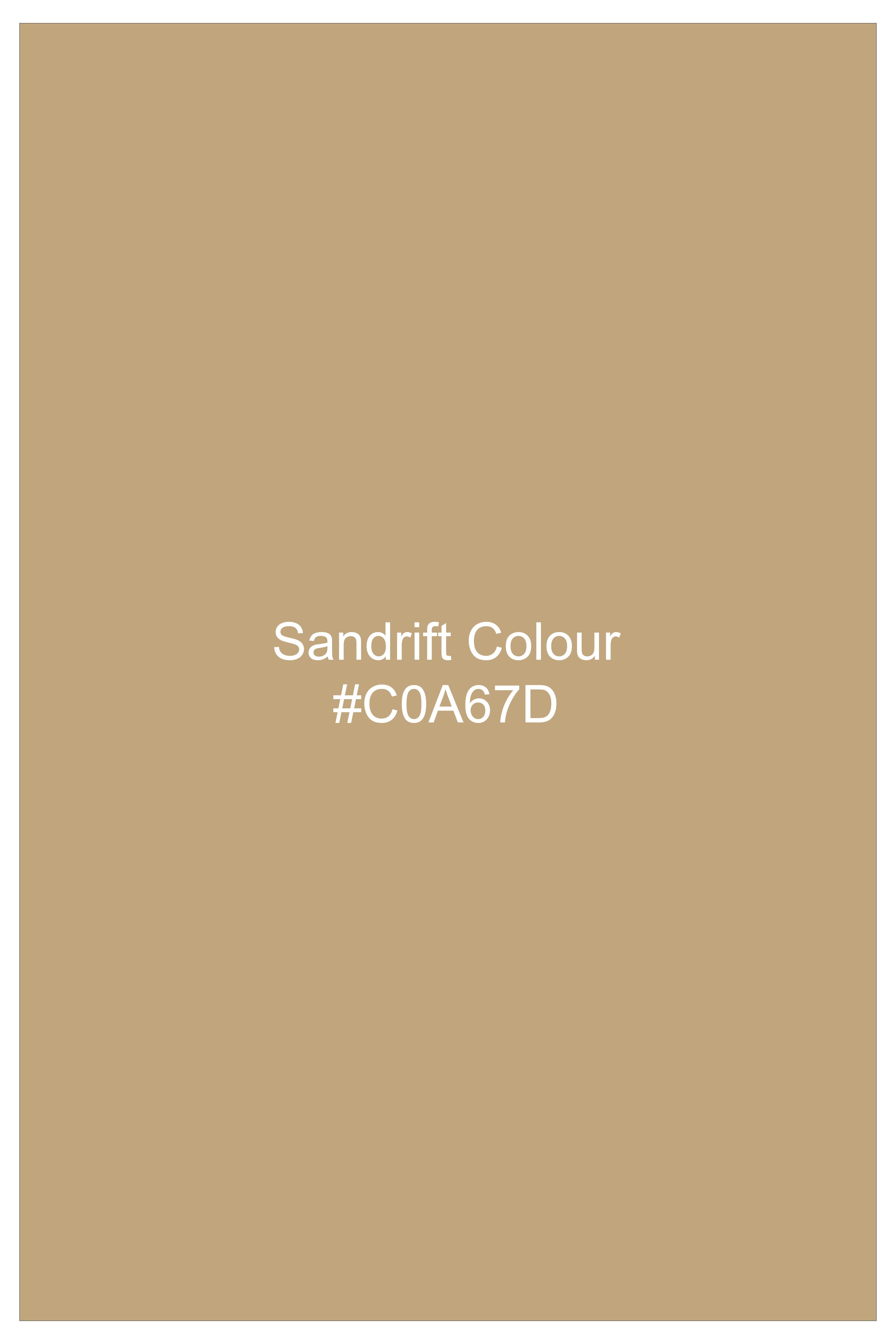 Sandrift Cream Luxurious Linen Bandhgala Blazer