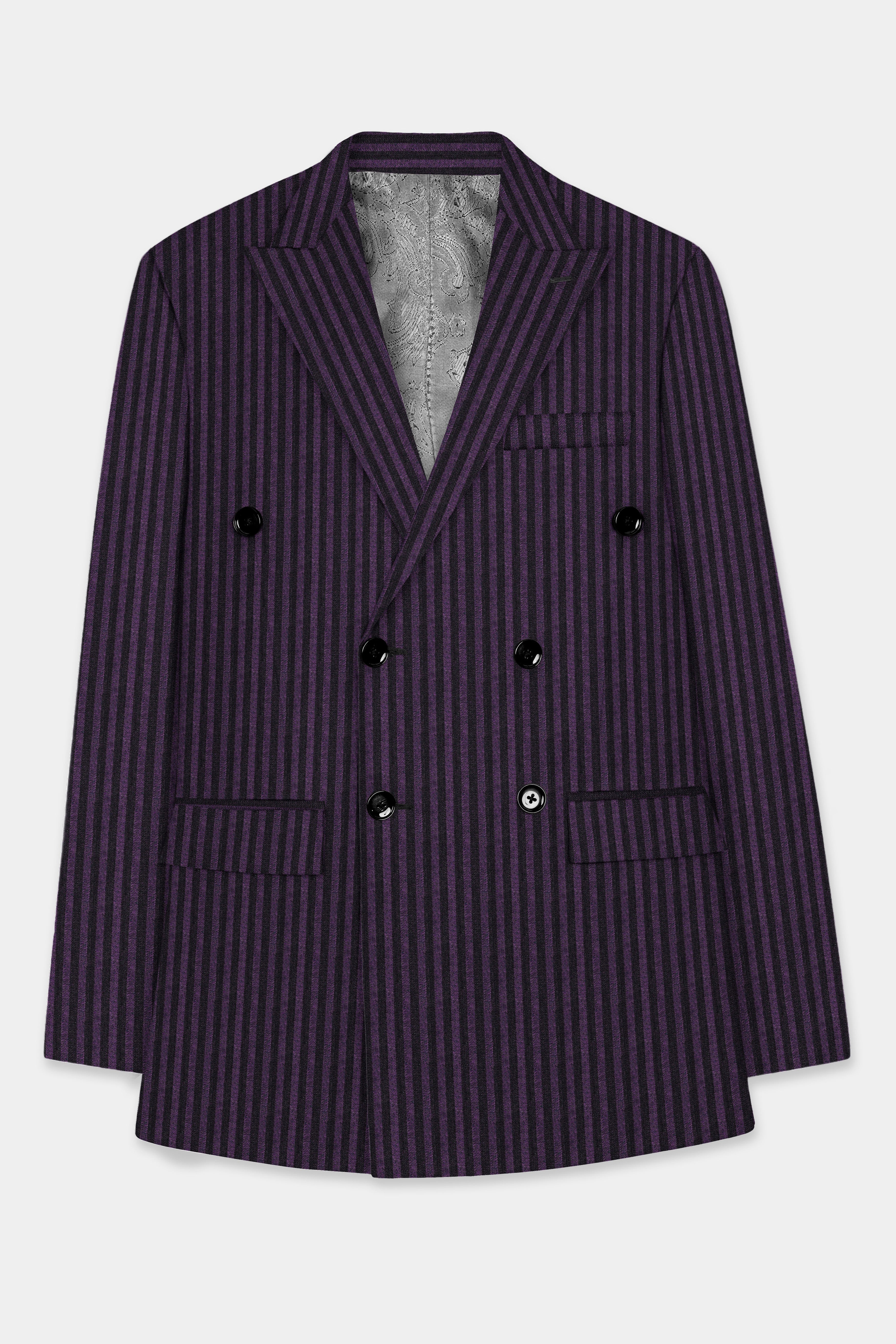 専用 渋谷 Time is on BUTTON DOUBLE BREASTED Limed Spruce Blue Textured Premium Terry Rayon Double-Breasted