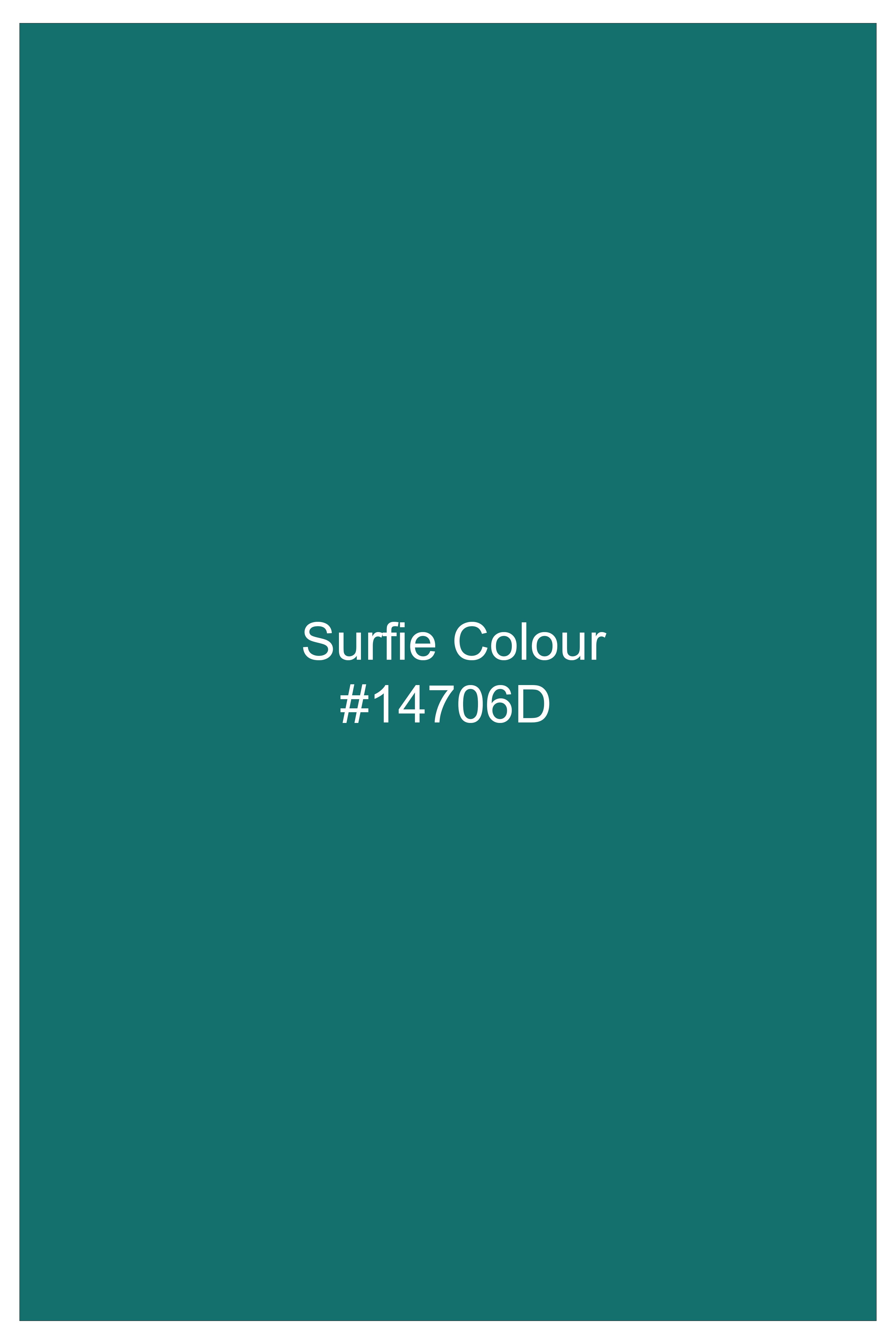 Verdant Classic-Surfie Green Solid Wool Rich Tuxedo Slight Stretch Blazer