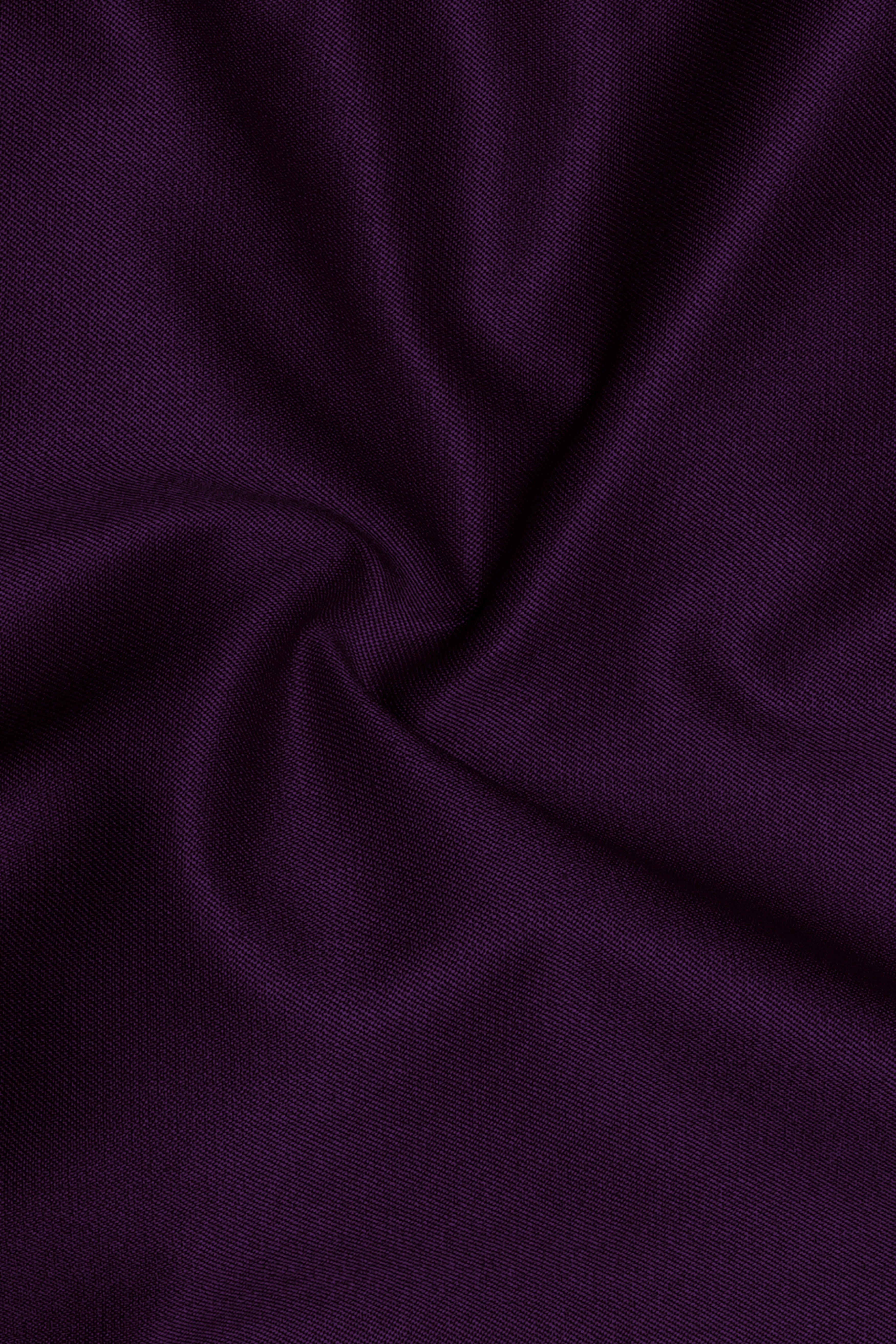 Regal Plum-Eggplant Purple Solid Wool Rich Tuxedo Stretchable traveler Blazer