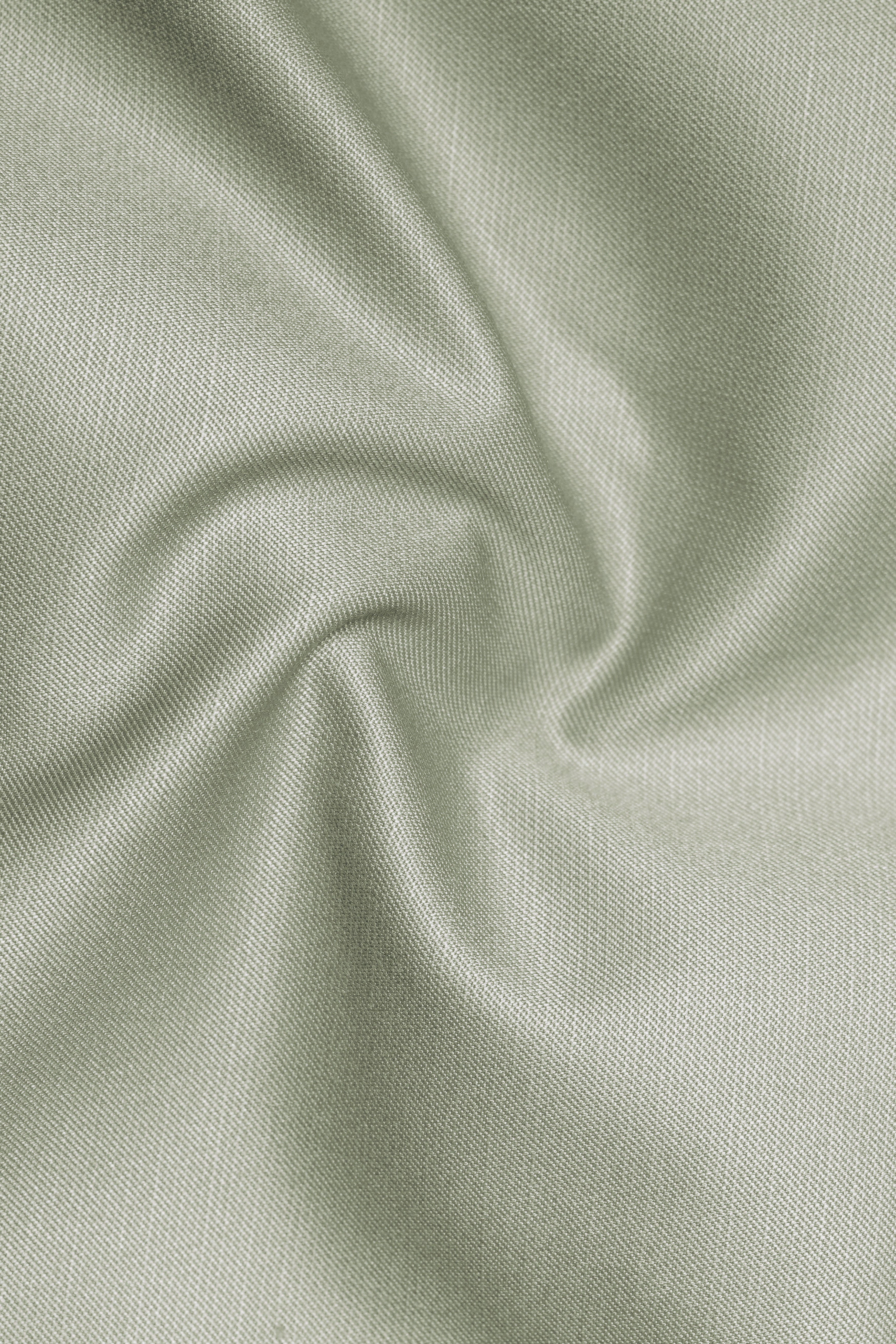 Lichen-Norway Green Wool Rich Tuxedo Slight Stretch Blazer