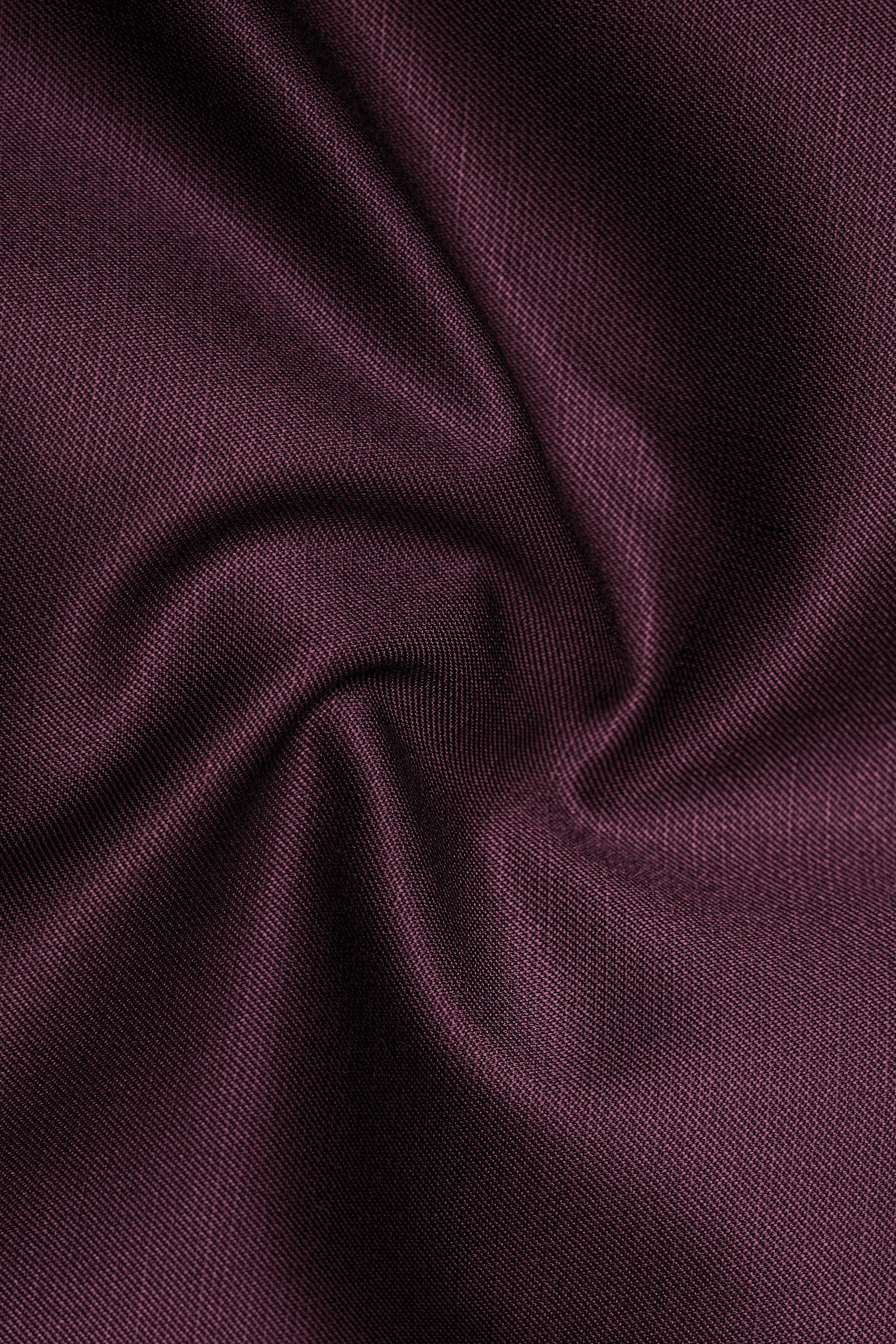 Merlot-Bistre Wine Maroon Wool Rich Tuxedo Stretchable Traveler Blazer
