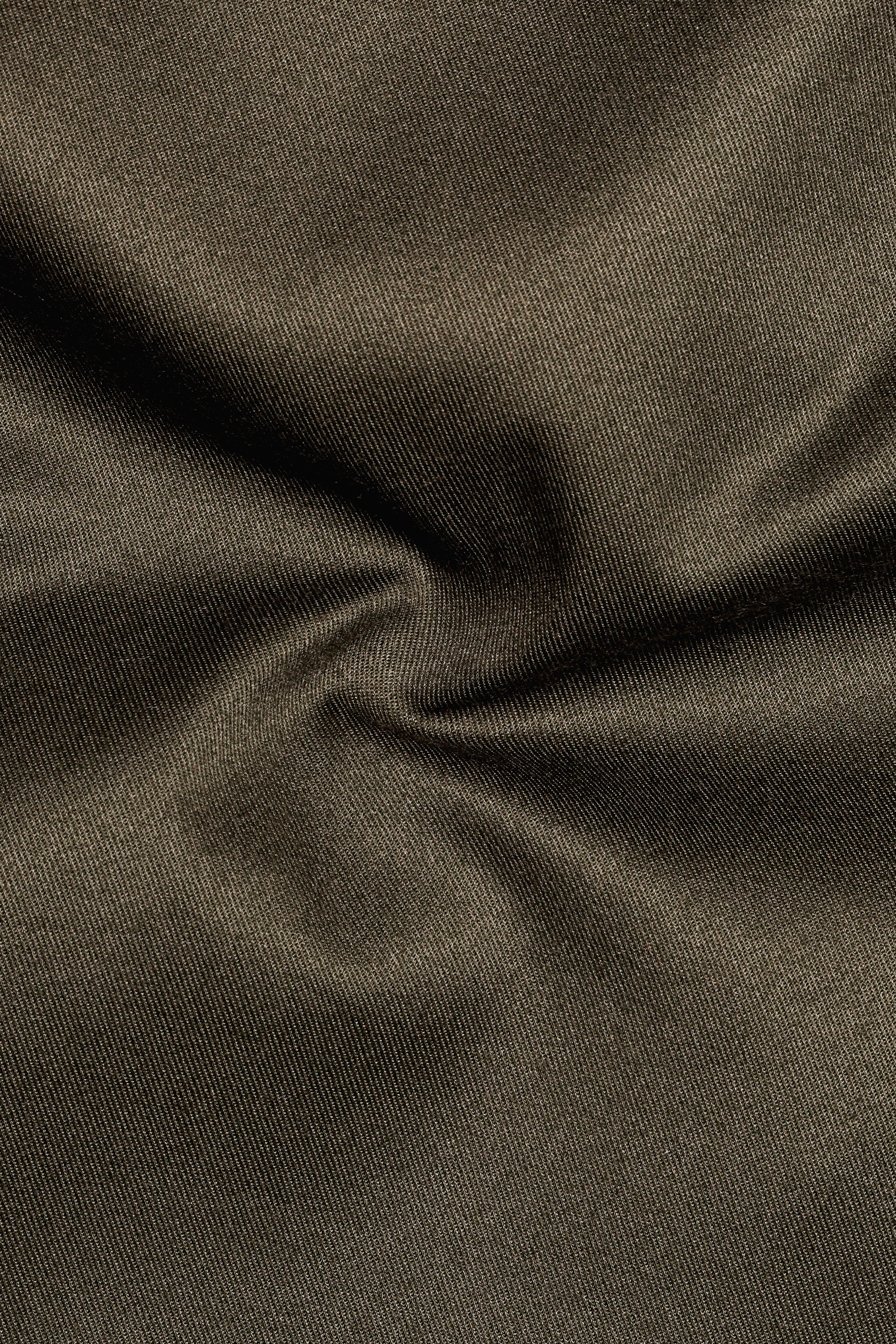Mistran-Woodland Green Premium Cotton Single Breasted Blazer