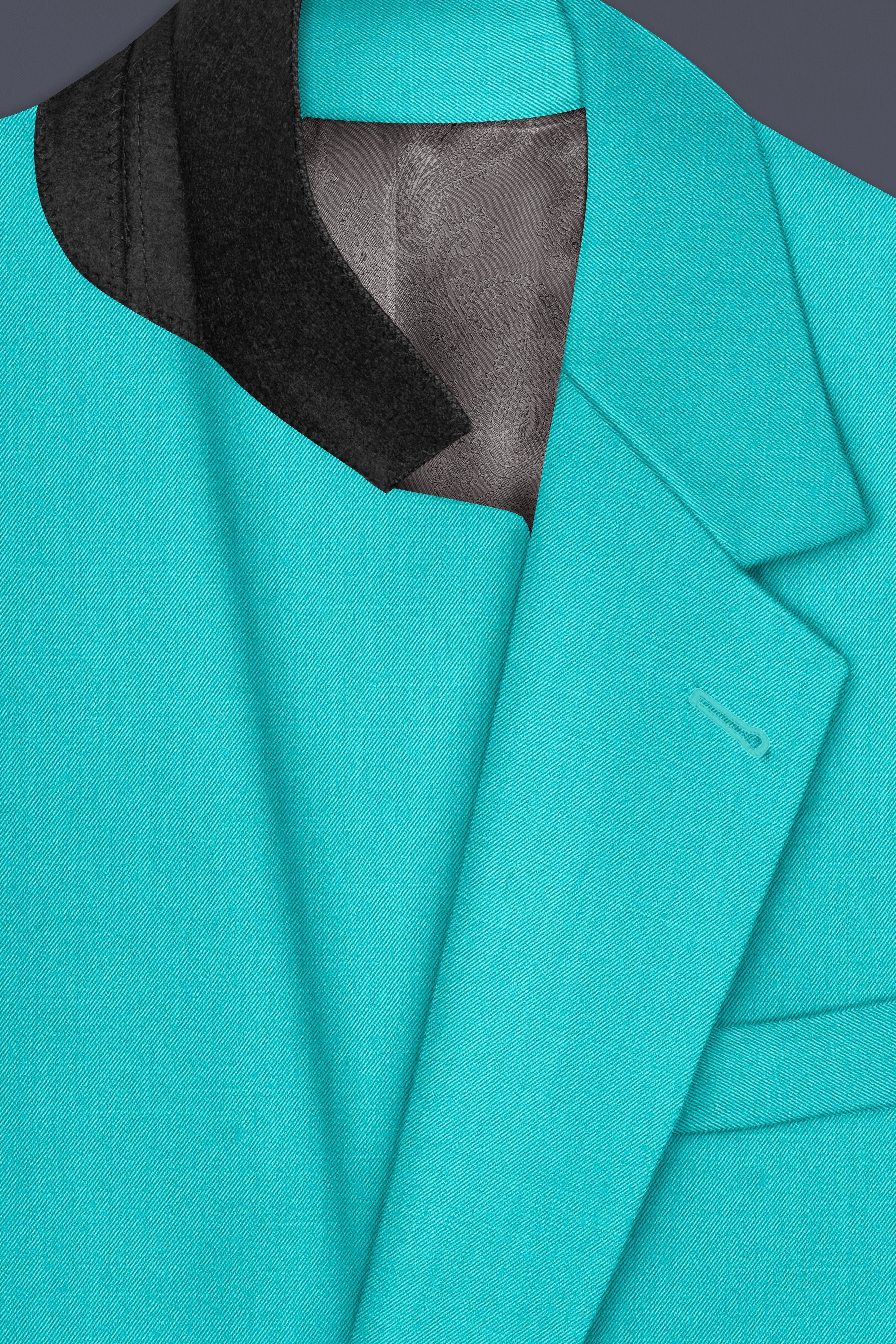 Aegir-Viking Blue Wool Rich Single Breasted Stretchable Traveler Blazer