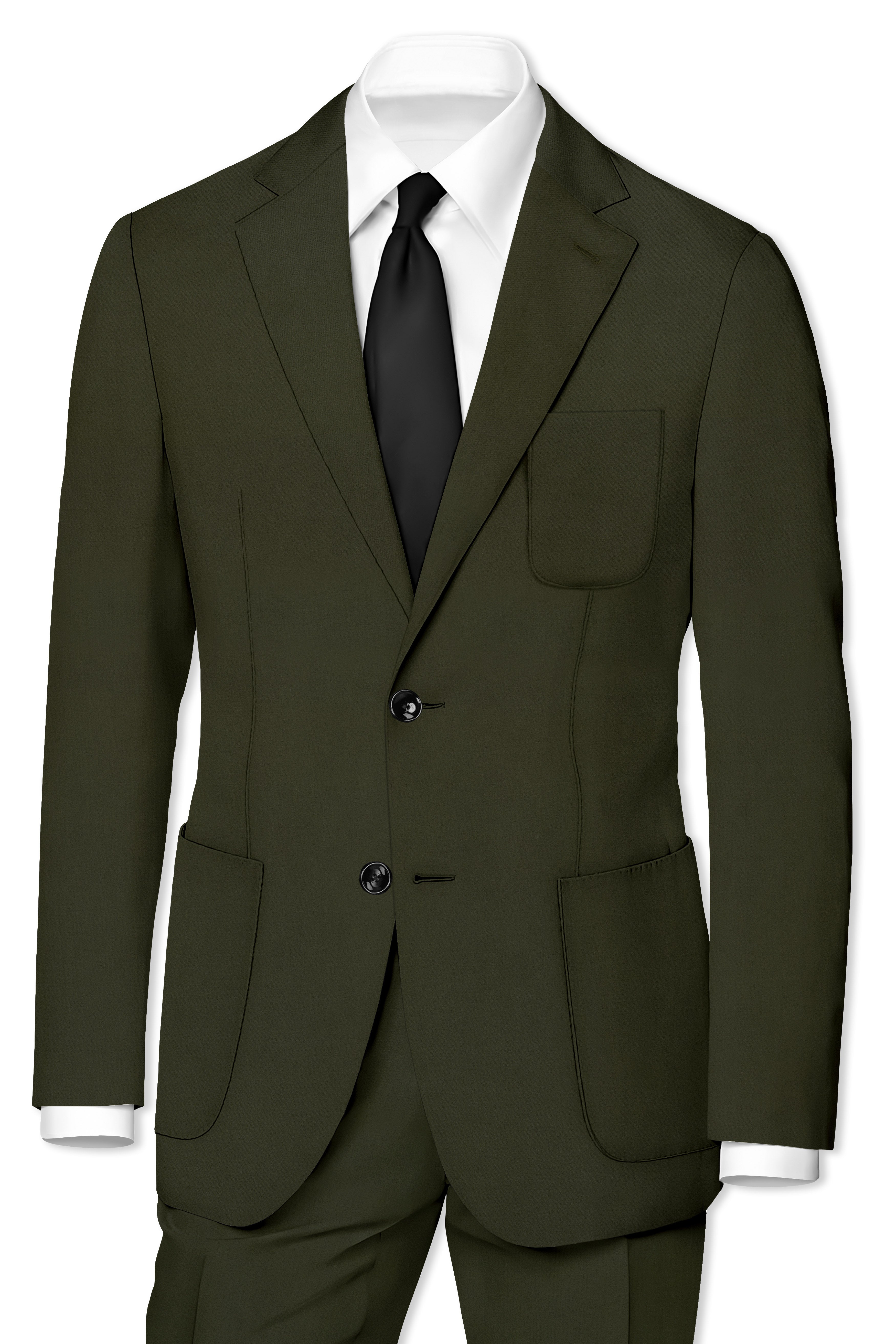 Virivell-Rangitoto Green Premium Cotton Single Breasted Sports Blazer