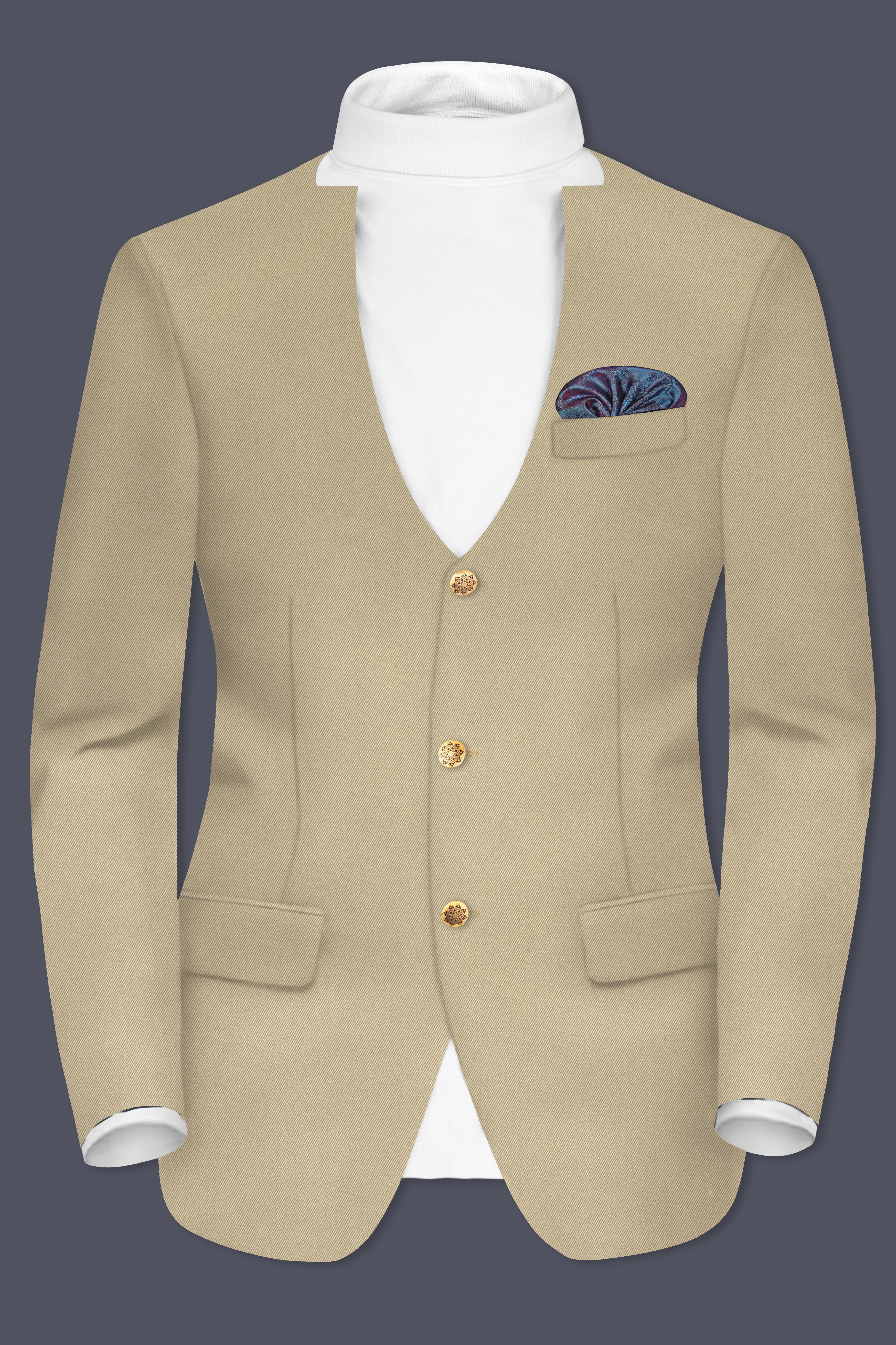 Arovian-Arrowtown Brown Wool Rich Designer Blazer