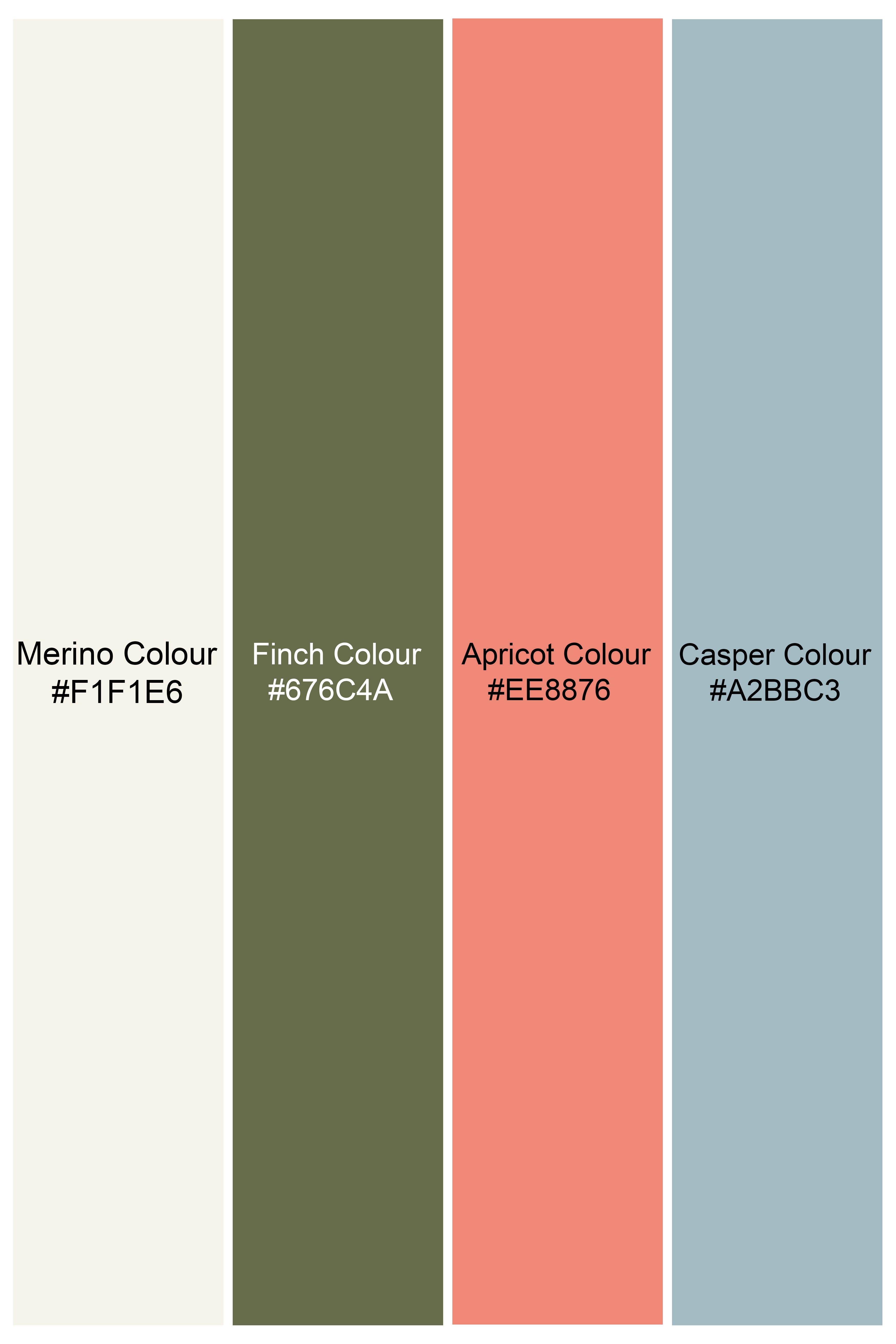 Auressa-merino Cream And Finch Green Multicolour Thread and Sequin Embroidered Designer Tuxedo Blazer