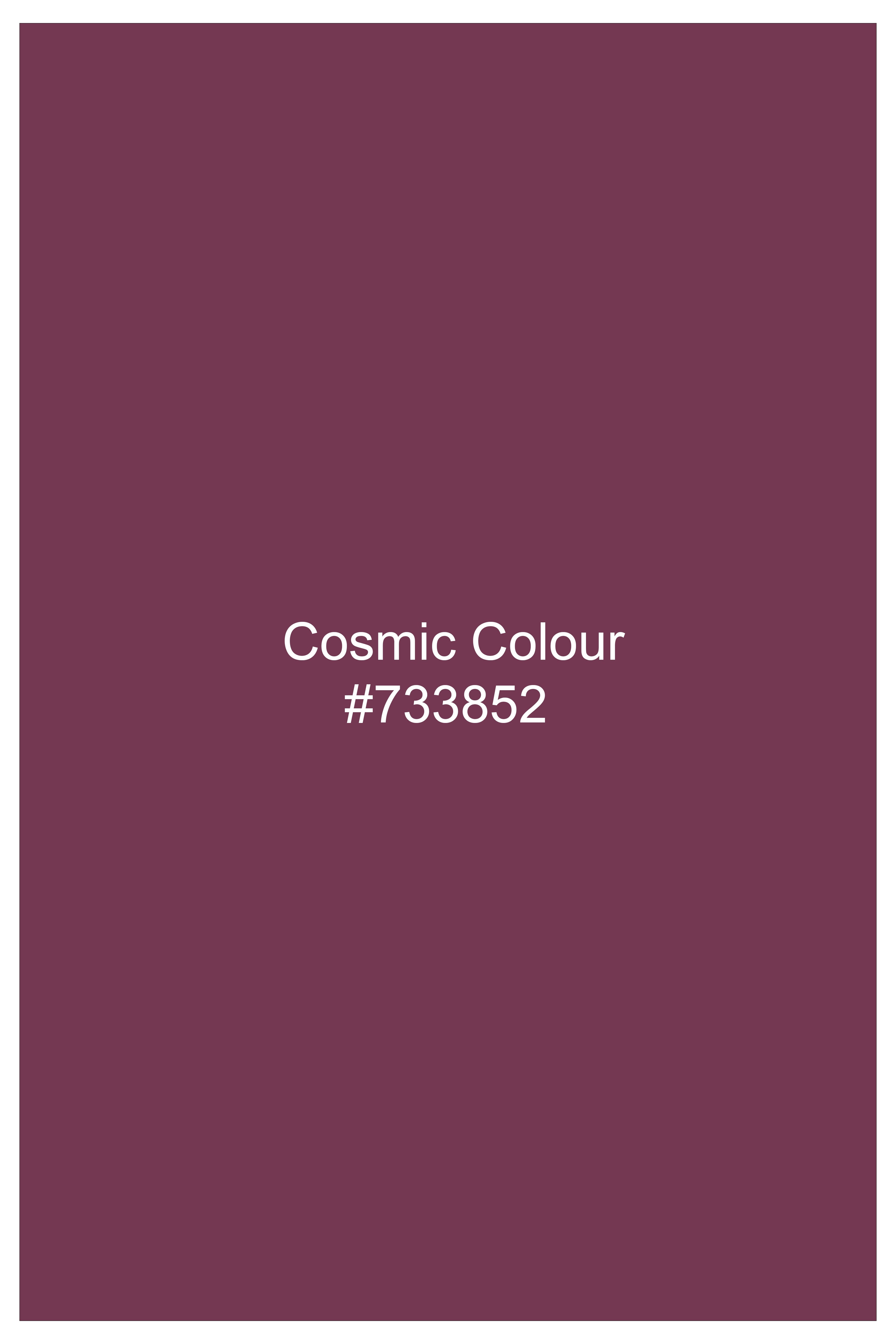 Roselux-Cosmic Pink Corduroy Premium Single Breasted Sports Blazer