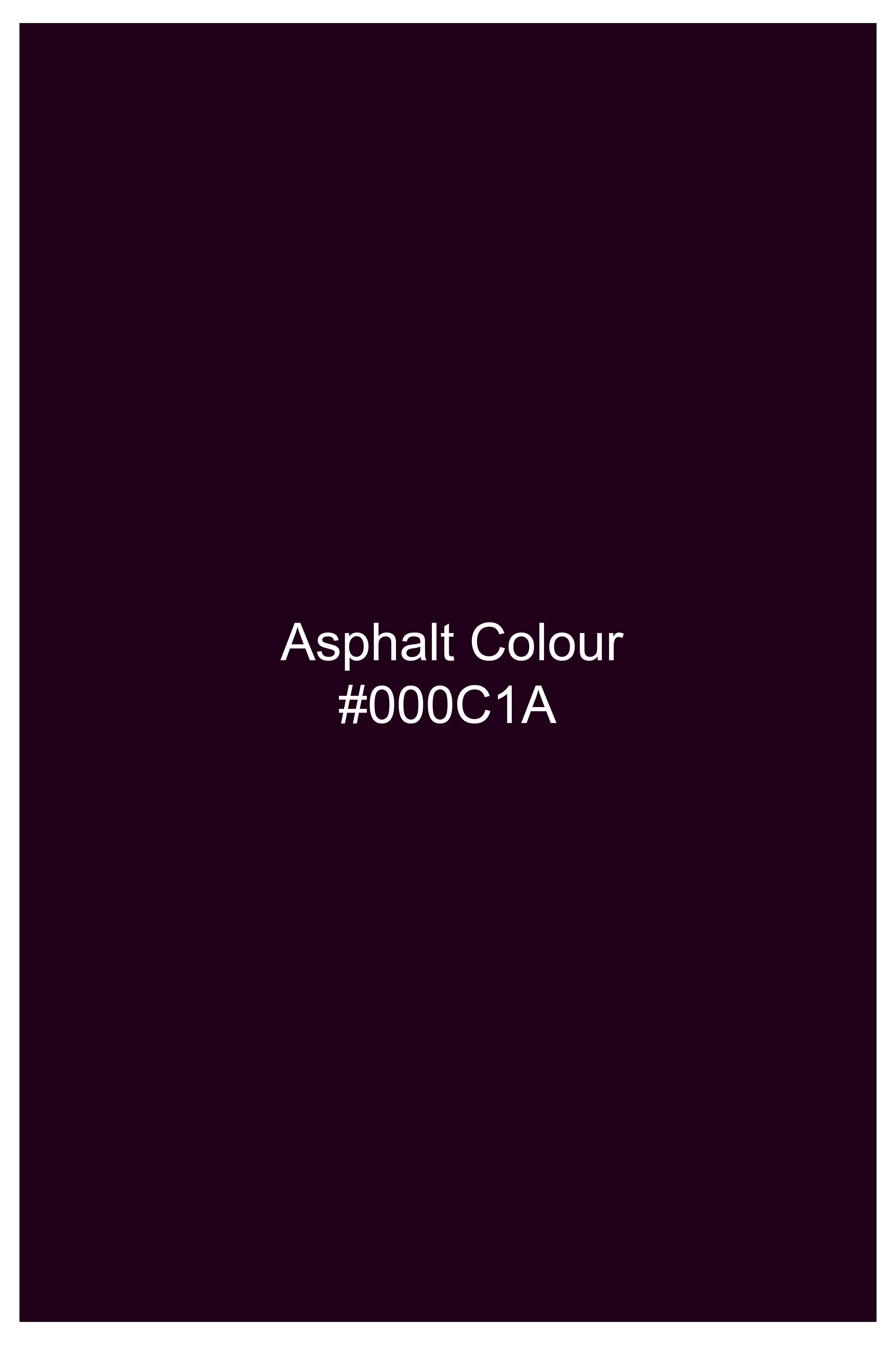 Merlot-Asphalt Wine Purple Velvet Peak Lapel Tuxedo Blazer