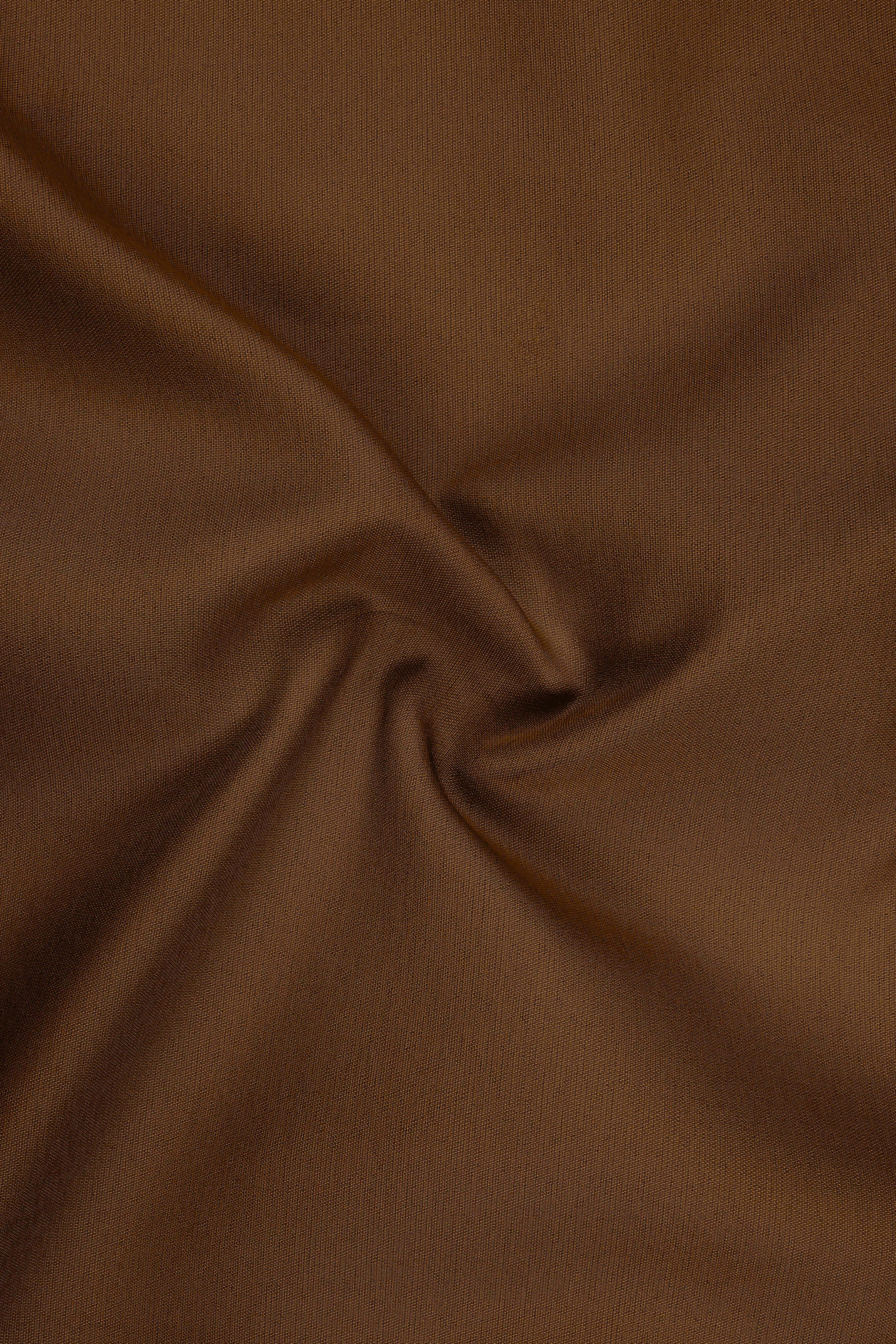 Sienna-Korean Derby Brown 4-Way Stretch Wrinkle-Free Wool Rich Single Breasted Blazer