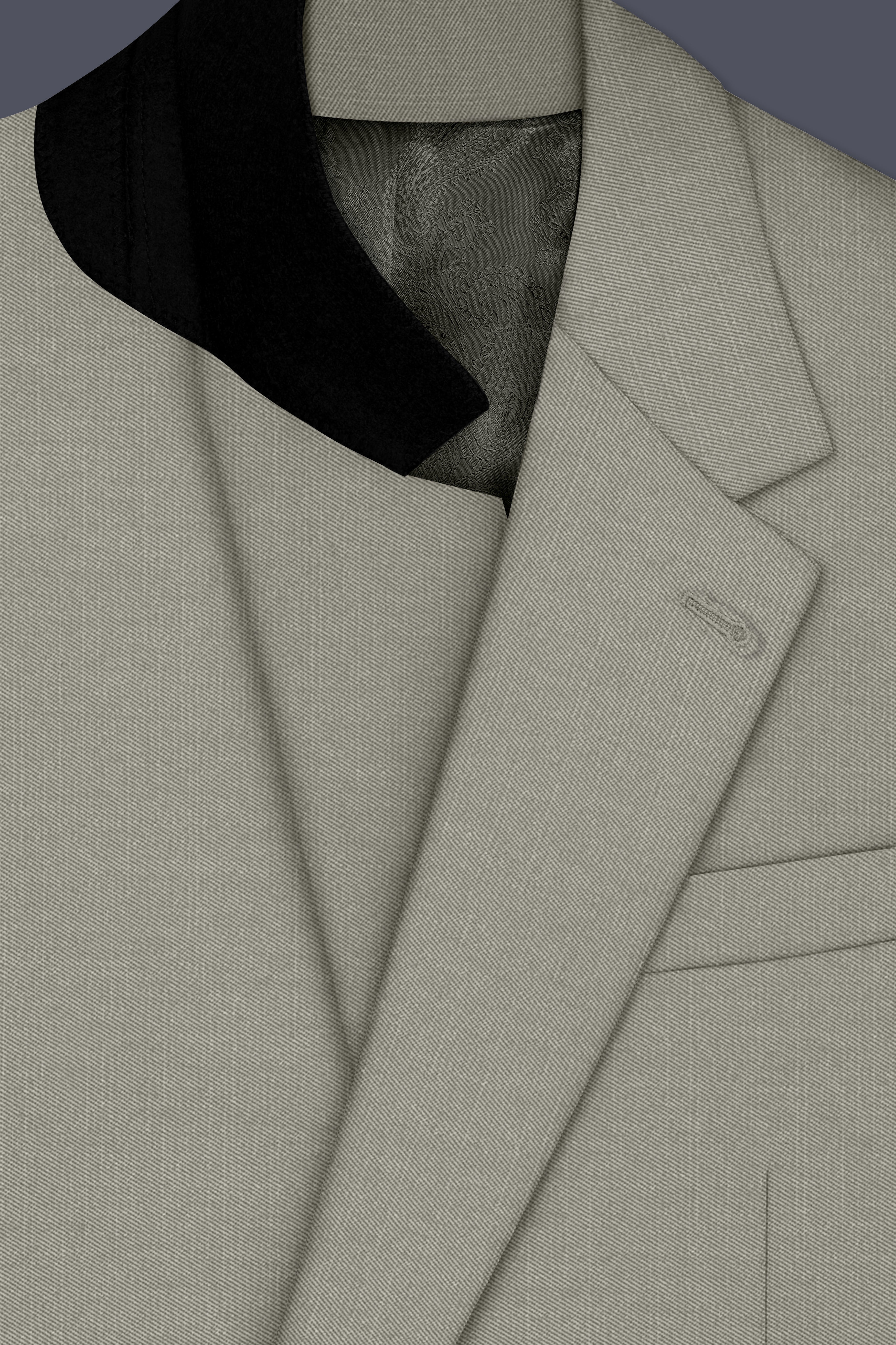 Viridian-Bandicoot Green Wool Rich Slight Stretch Single Breasted Blazer