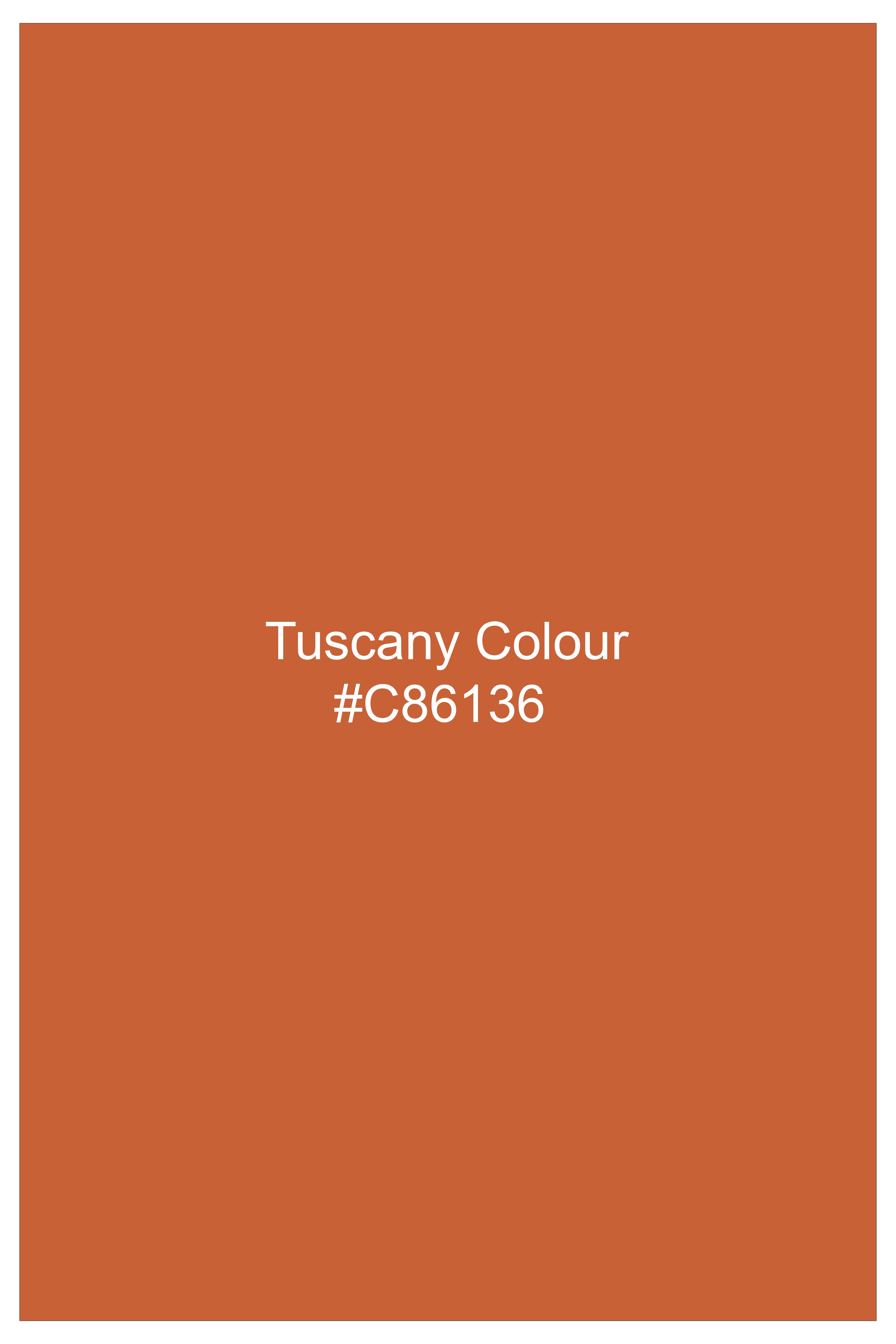 Prestige-Tuscany Orange Wool Rich Slight Stretch Single Breasted Blazer