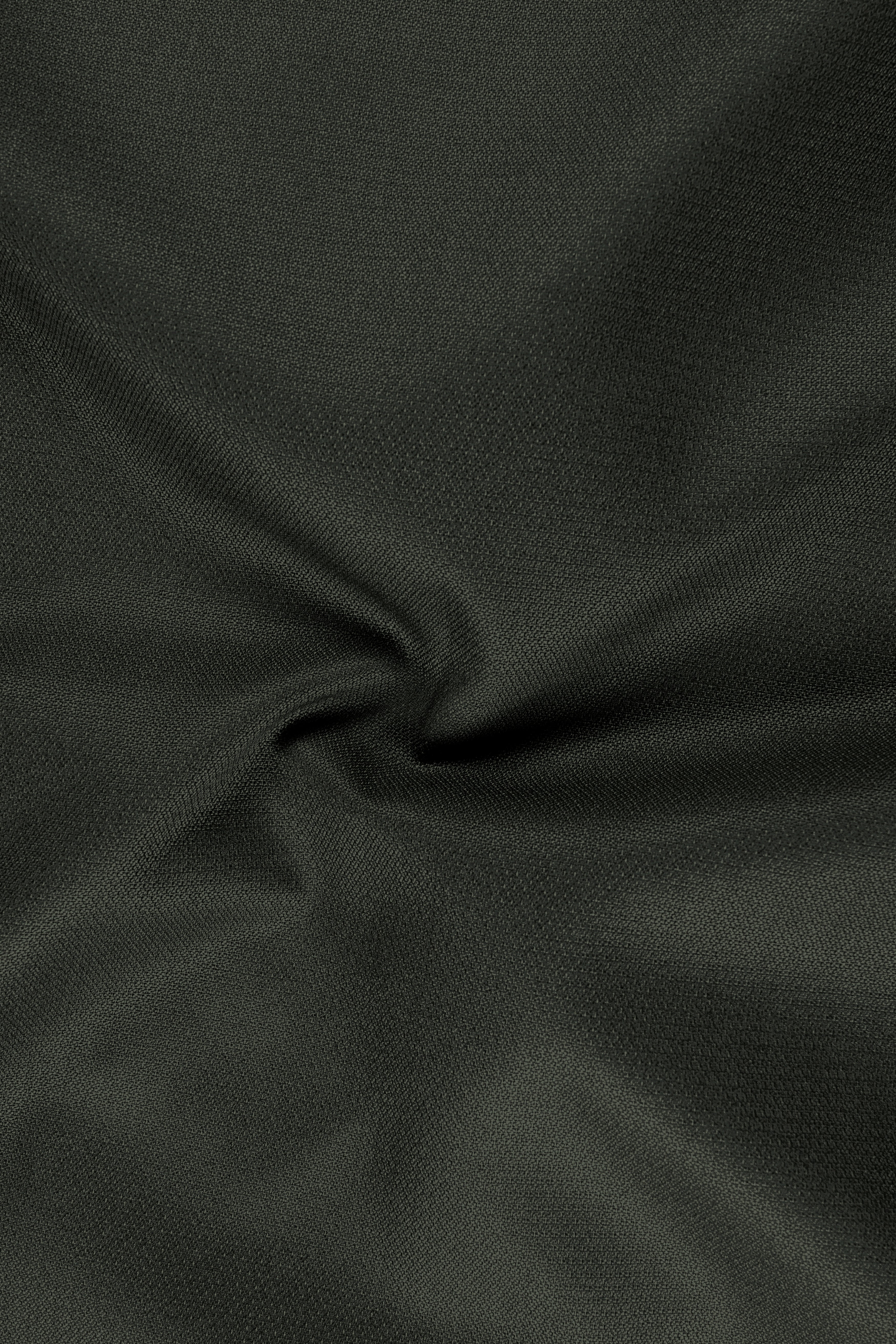 Velaro-Rangoon Green Diamond Textured Wool Rich Slight Stretch Single Breasted Blazer