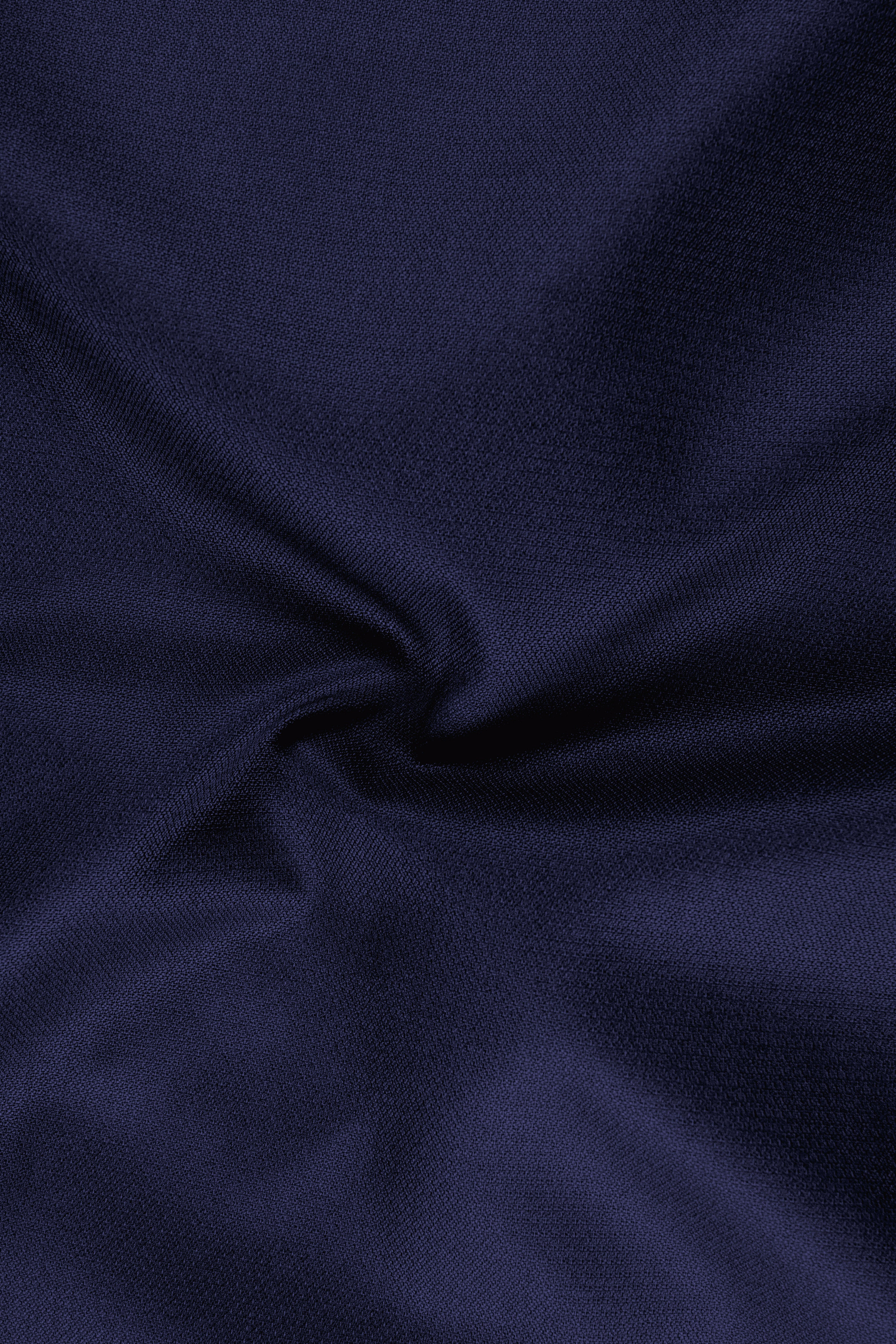 Orion-Vulcan Blue Diamond Textured Wool Rich Slight Stretch Double Breasted Blazer