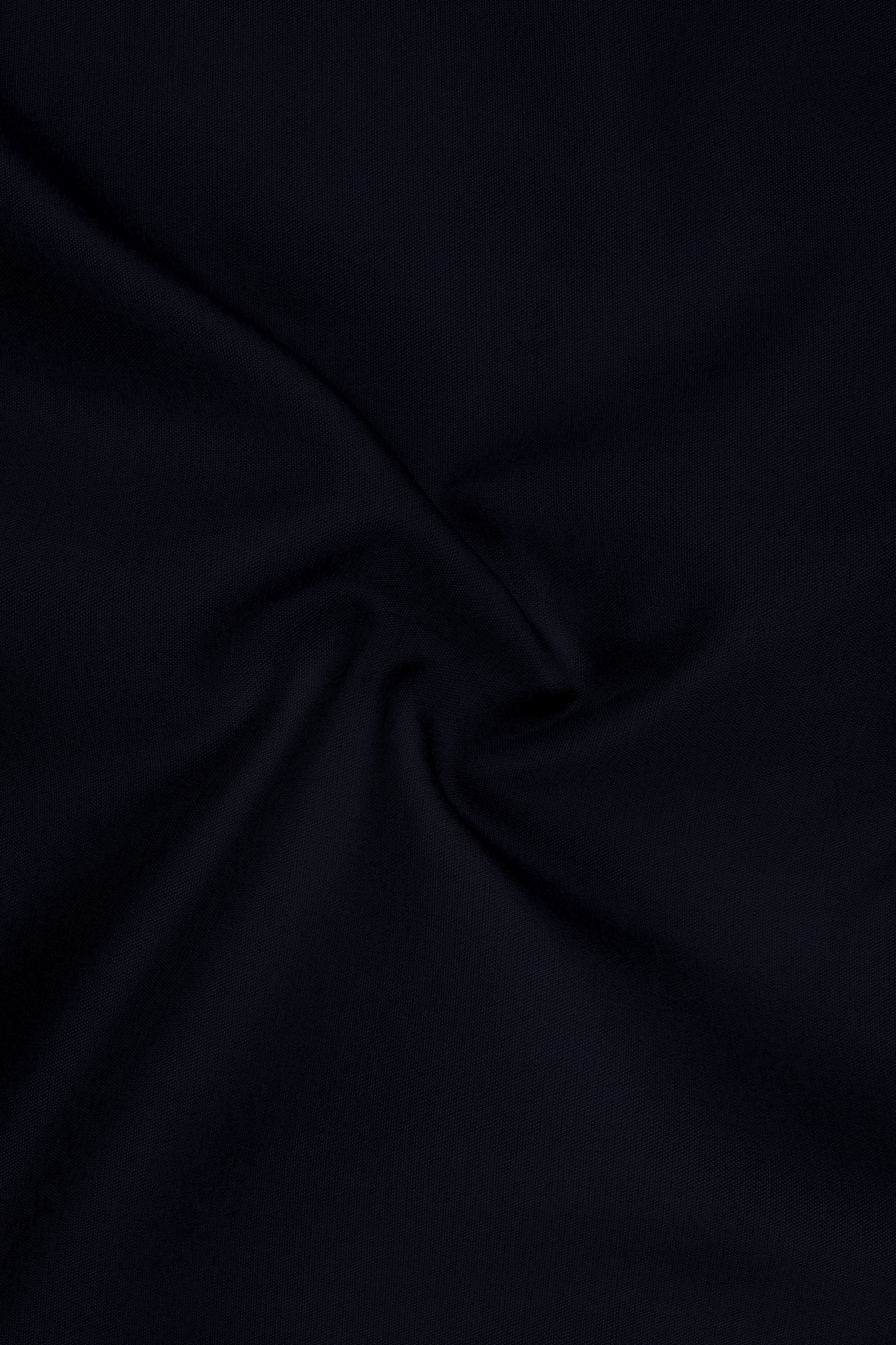 Nero-Korean Tealish Navy 4-Way Stretch Wrinkle-Free Wool Rich Double Breasted Blazer