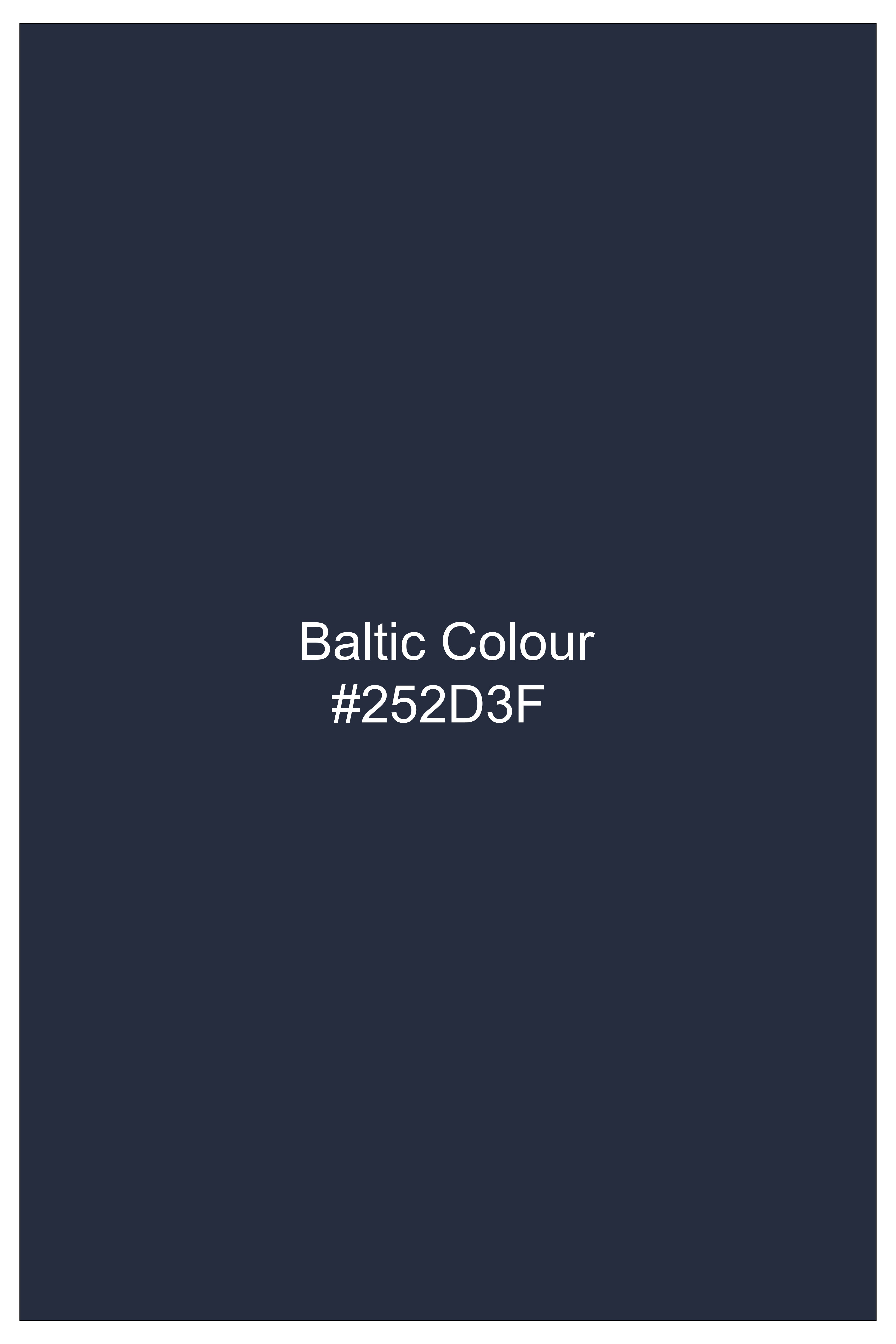 Nautis-Baltic Blue Wool Rich Slight Stretch Single Breasted Blazer