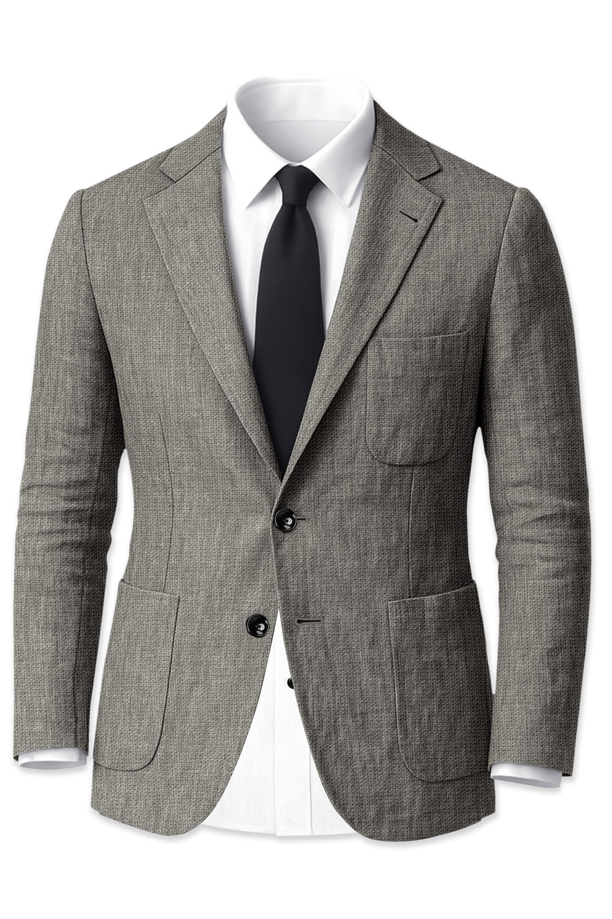 Viridian-Concord Green Luxurious Linen Single Breasted Sports Blazer