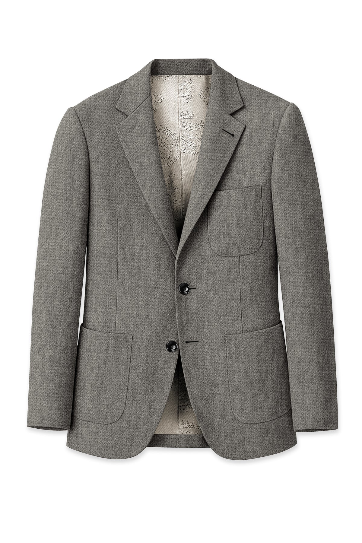 Viridian-Concord Green Luxurious Linen Single Breasted Sports Blazer