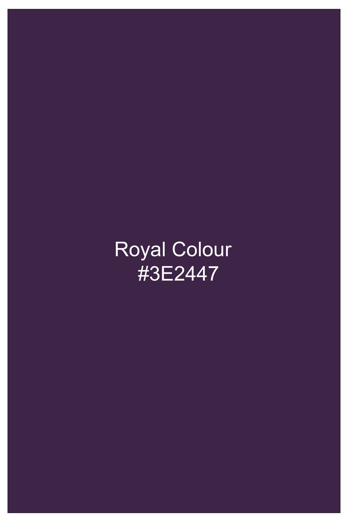Regal-Royal Purple Velvet Peak Lapel Tuxedo Blazer