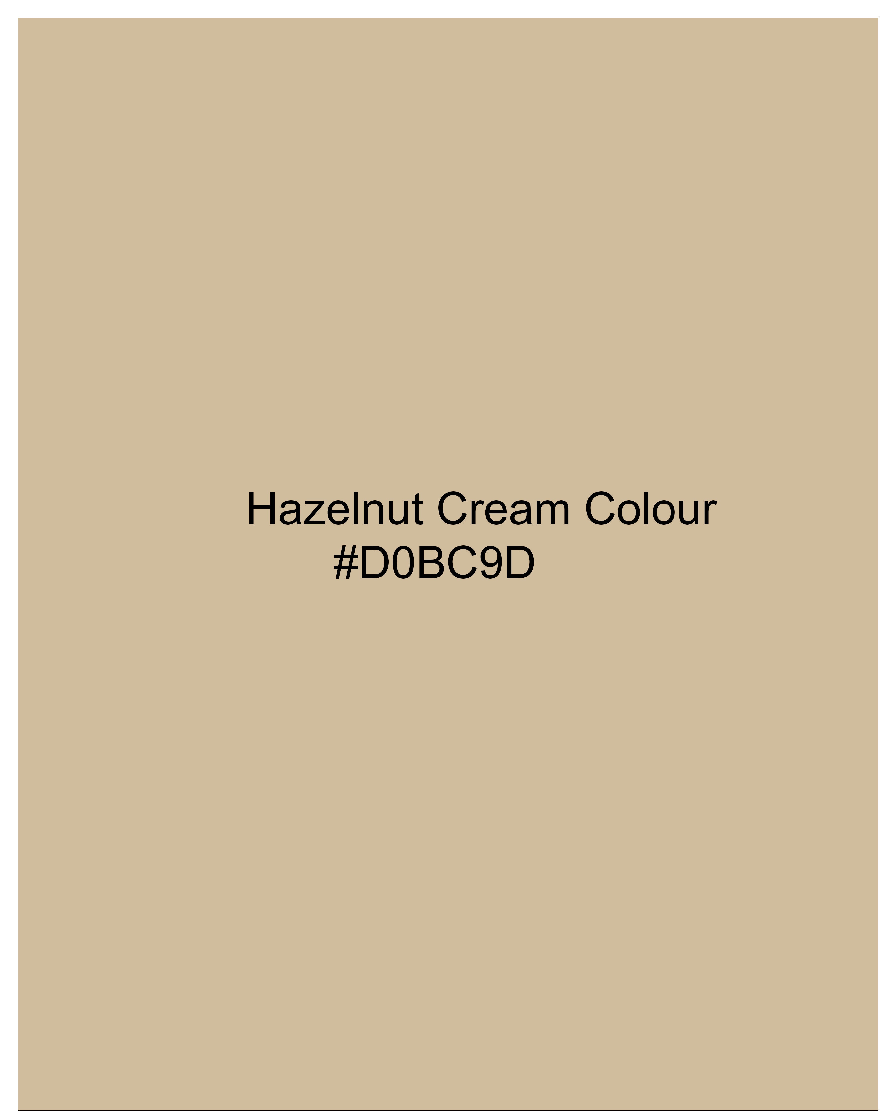 Hazelnut Subtle Sheen Wool Blend Double Breasted Blazer