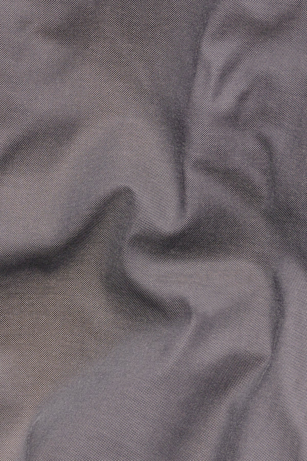 Dorado Gray Textured Royal Oxford Cotton Boxer