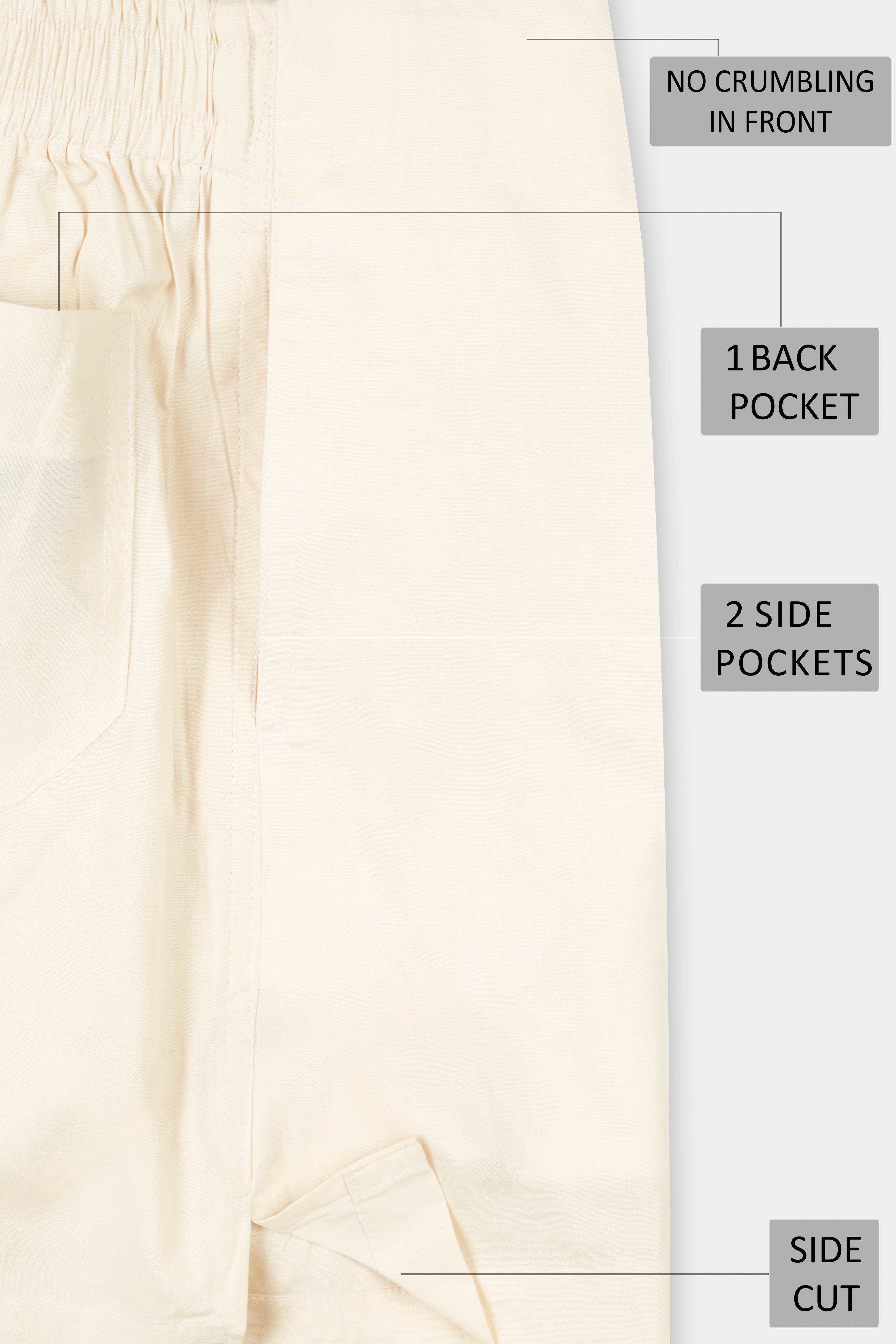 Antique Cream Super Soft Giza Cotton Boxer BX546-28, BX546-30, BX546-32, BX546-34, BX546-36, BX546-38, BX546-40, BX546-42, BX546-44