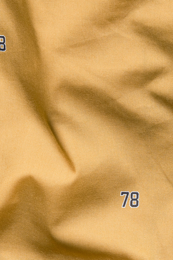 Desert Yellow Printed Poplin Premium Cotton Boxer