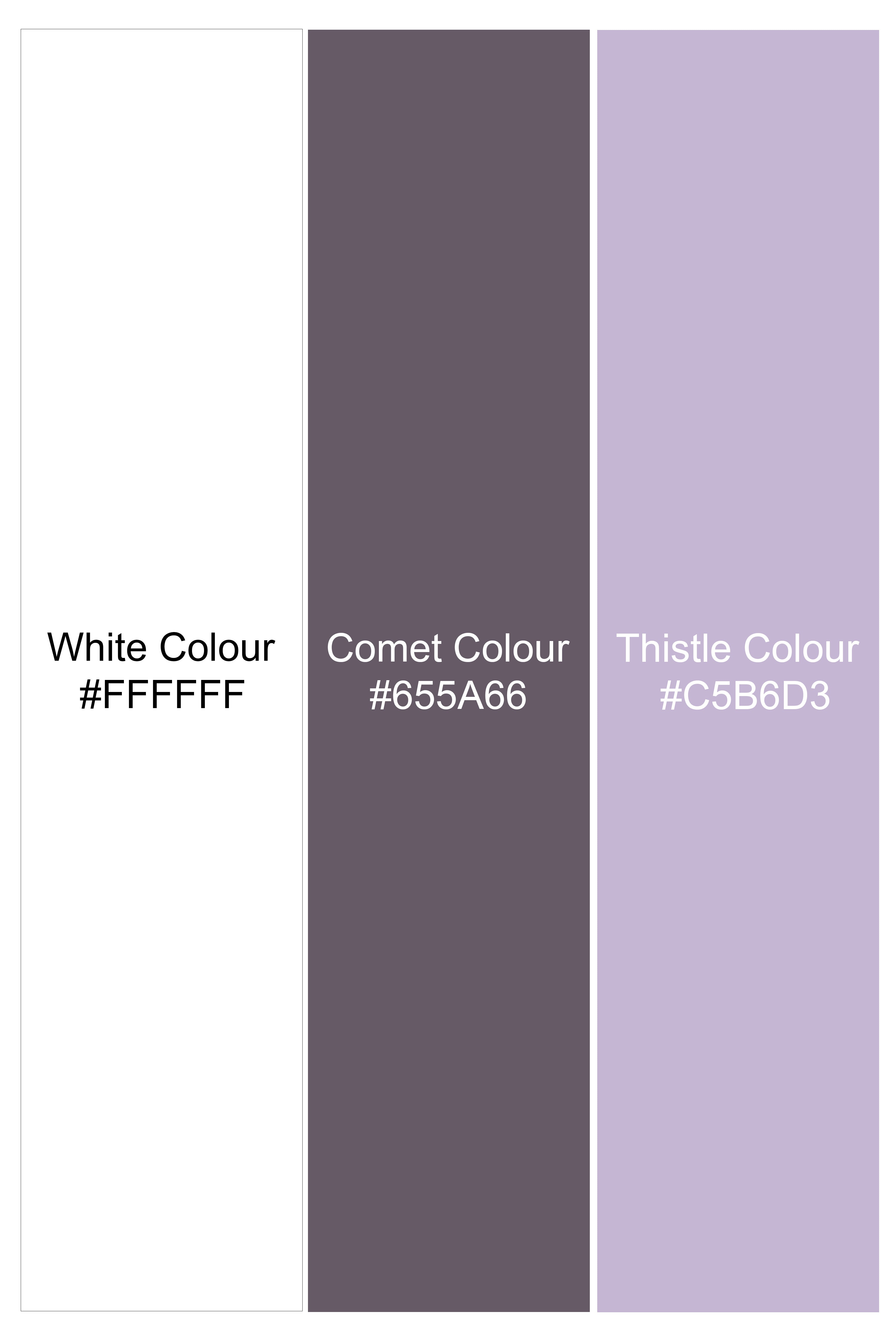 Bright White With Comet Brown Printed Premium Cotton Boxer BX565-28, BX565-30, BX565-32, BX565-34, BX565-36, BX565-38, BX565-40, BX565-42, BX565-44