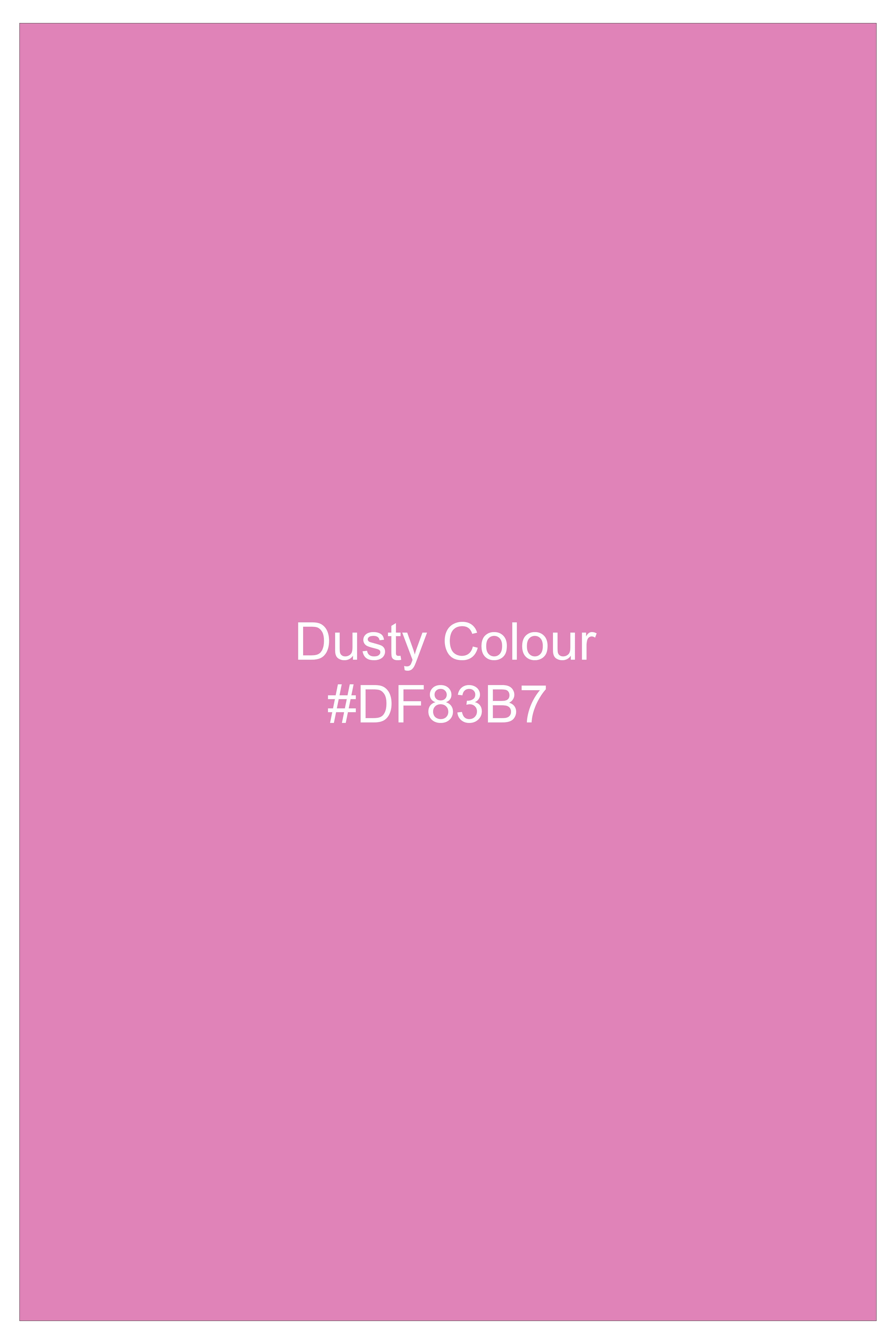 Viola Pink Textured Oxford Premium Cotton Boxer