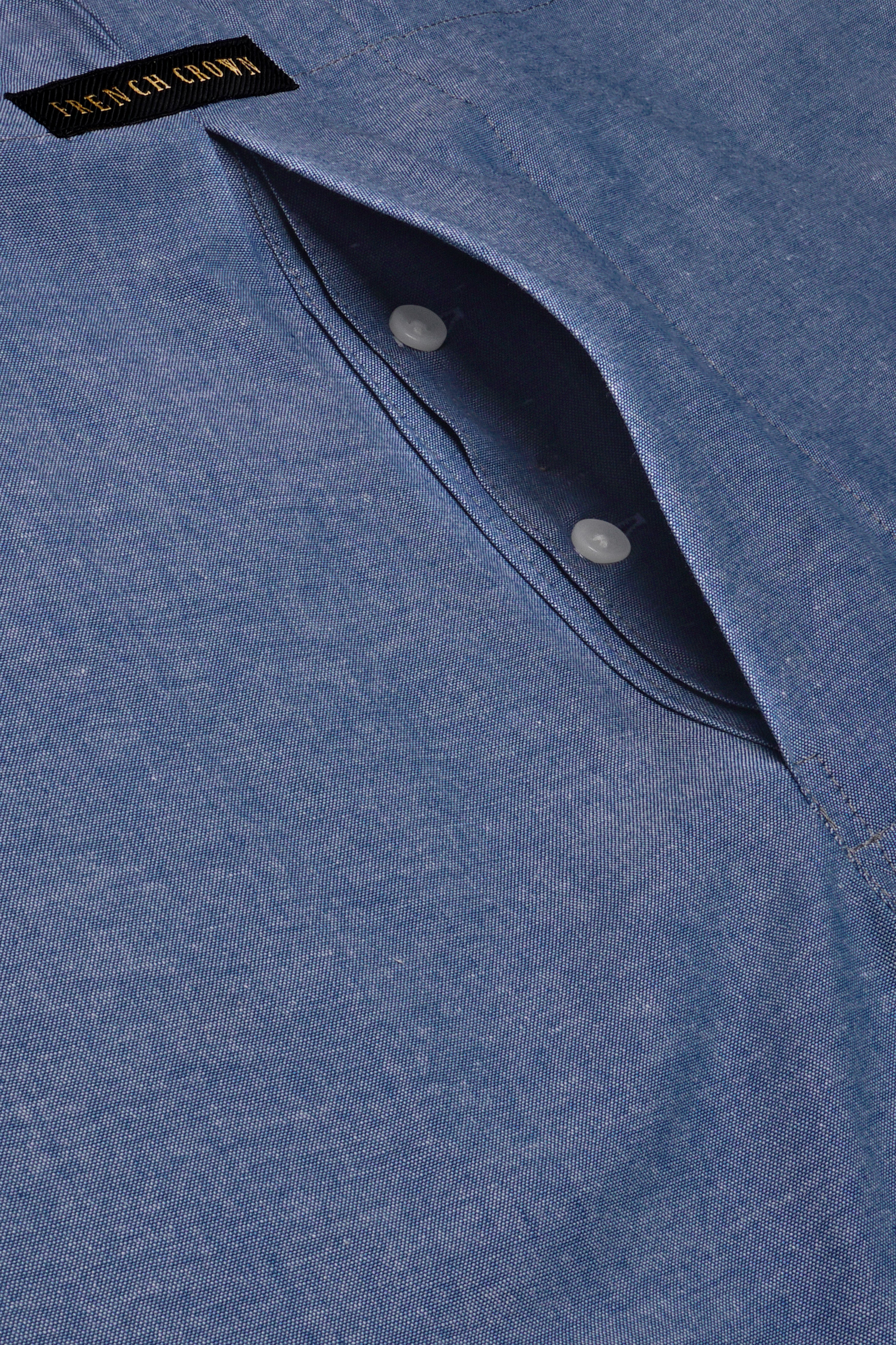 Comet Gray Solid Oxford Premium Cotton Boxer