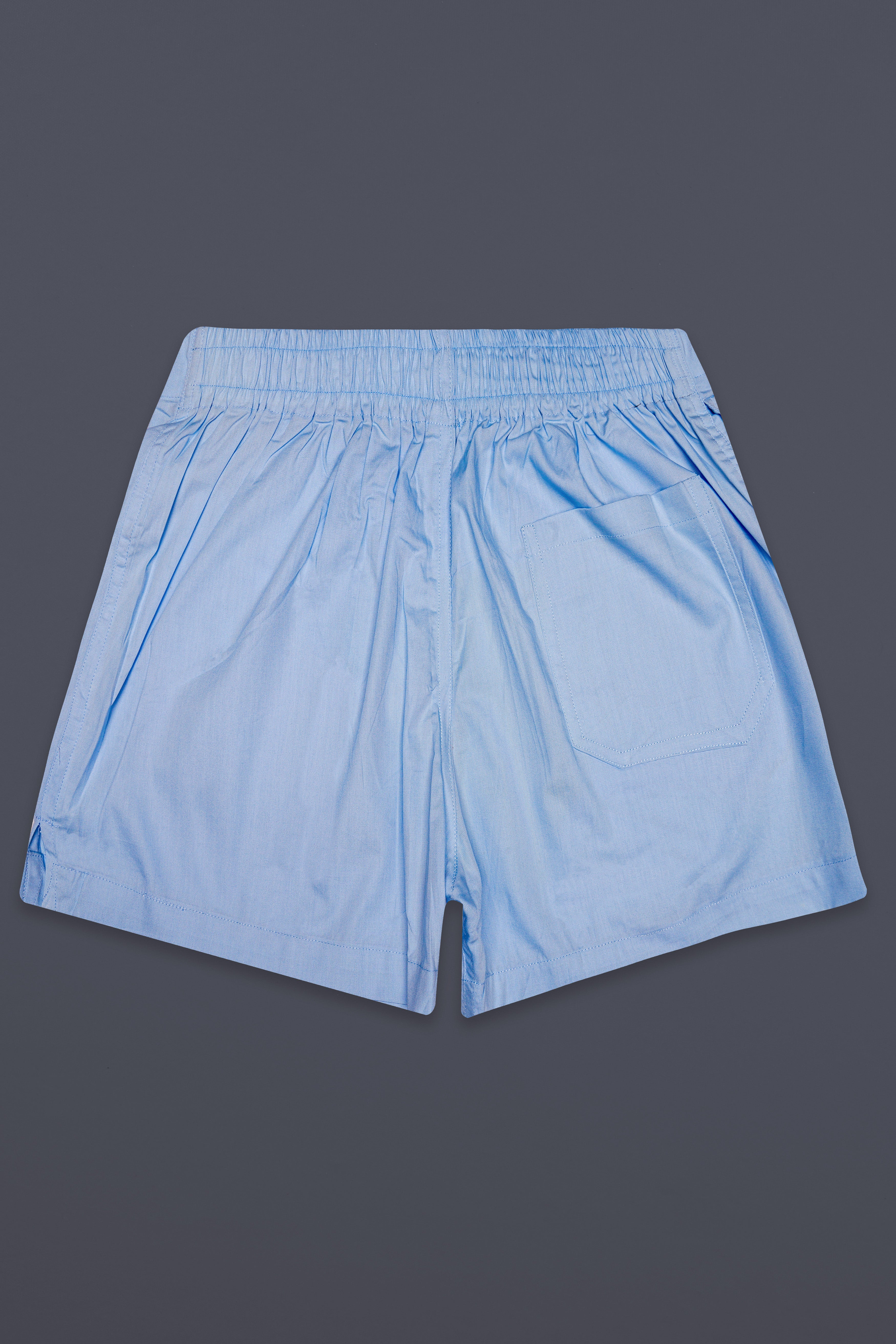 Spindle Blue Solid Super Soft Premium Cotton Boxer