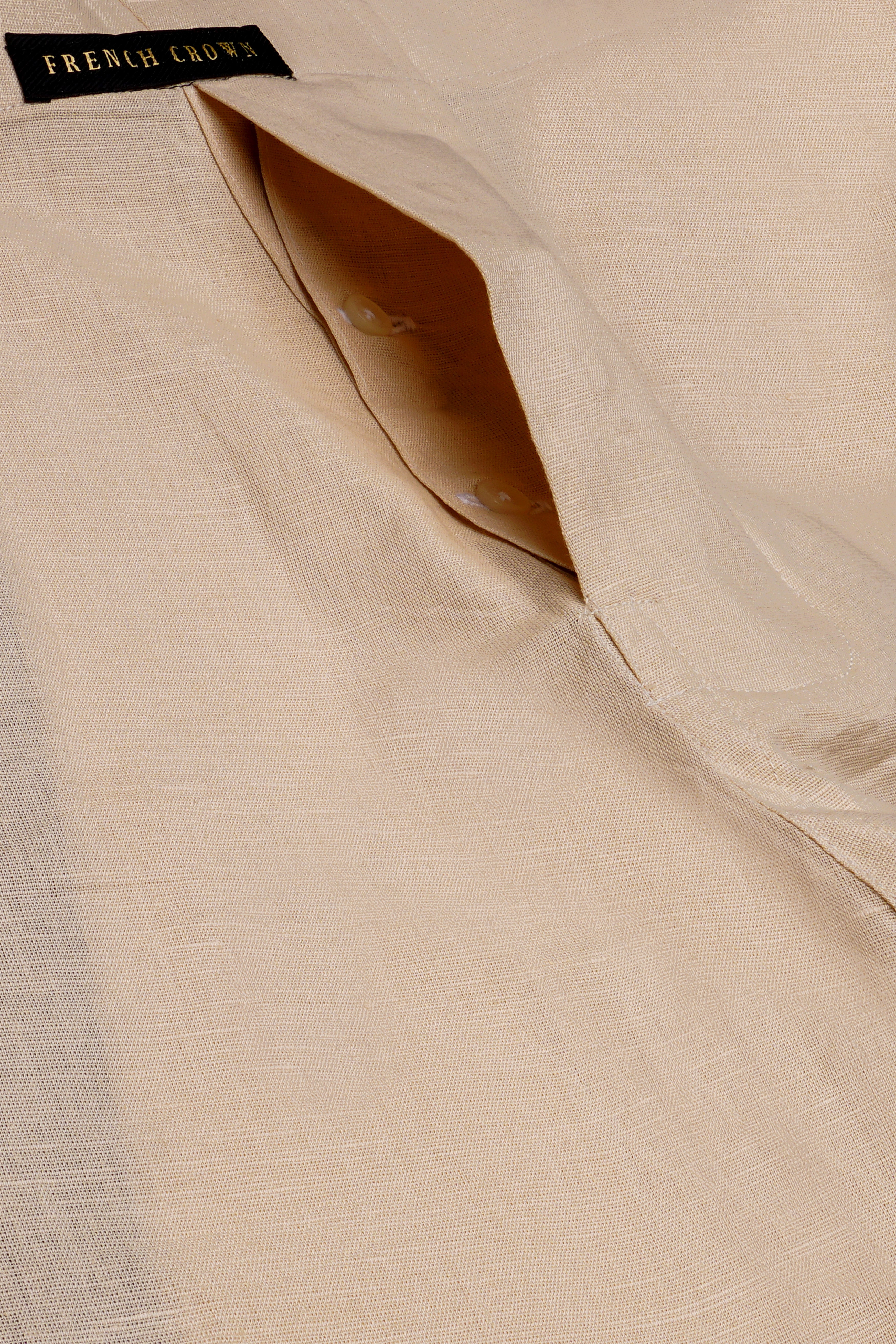 Ivory-Sorrell cream Solid Super Soft Luxurious Linen Boxer
