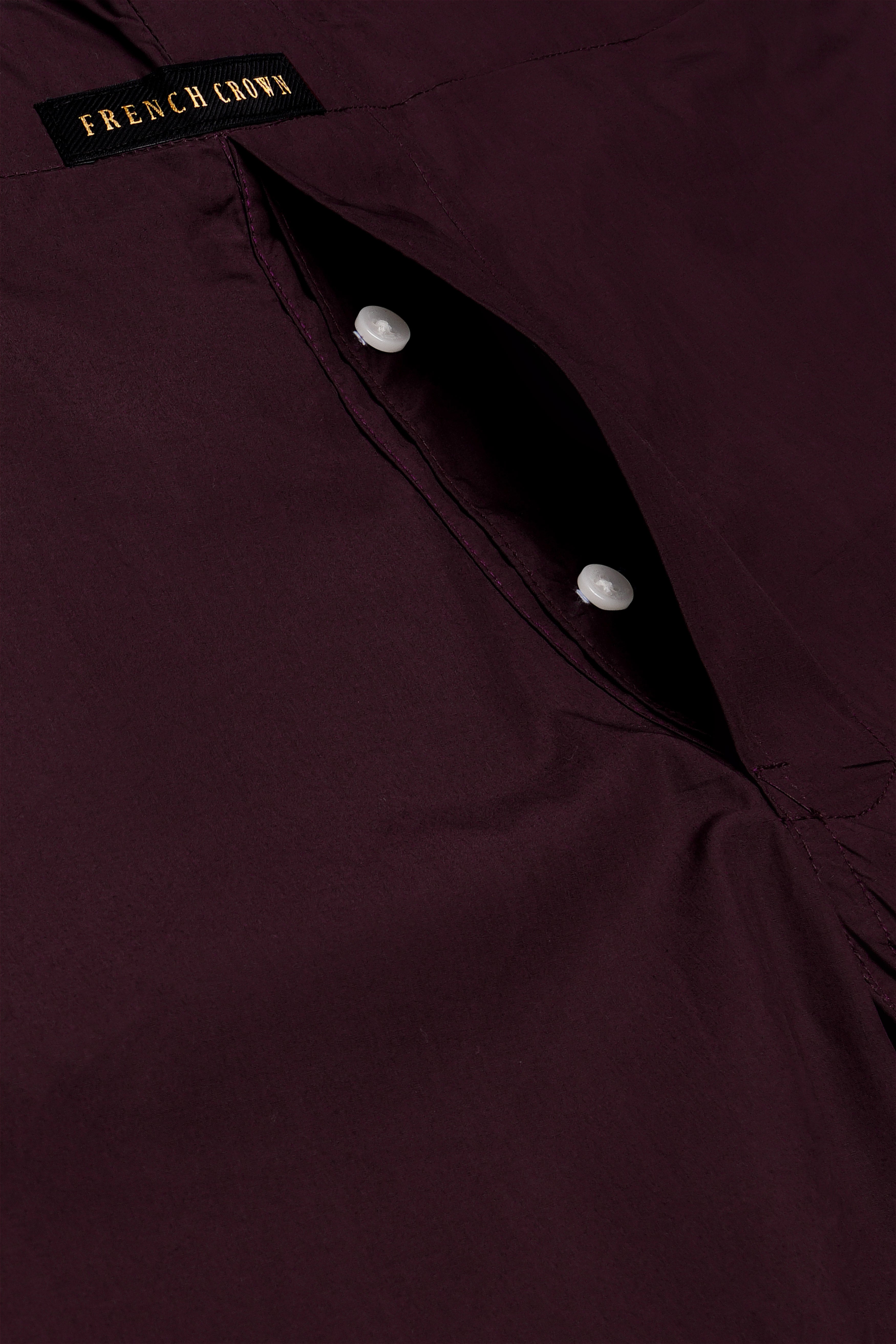 Wine-Eclipse Maroon Solid Poplin Premium Cotton Boxer
