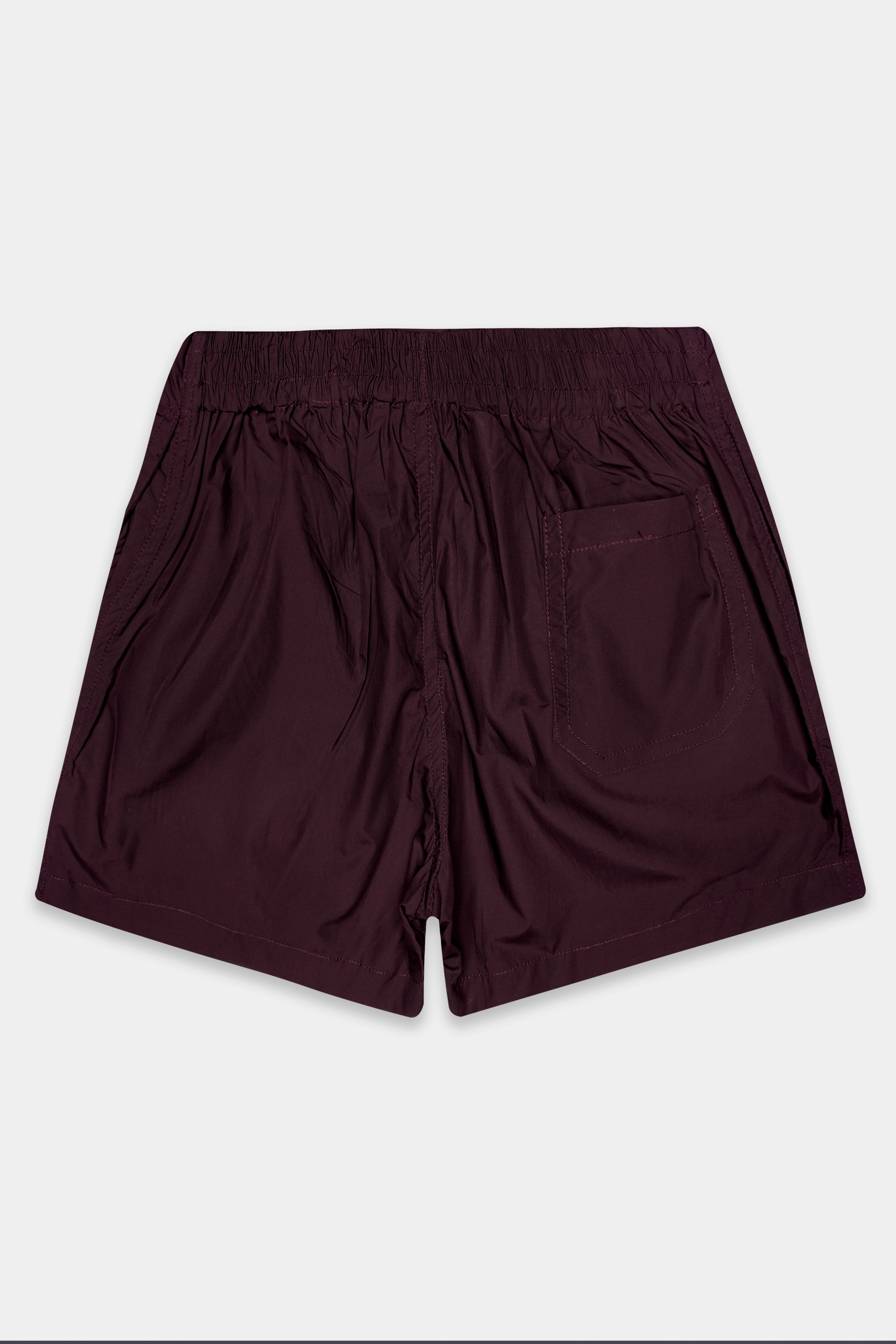 Wine-Eclipse Maroon Solid Poplin Premium Cotton Boxer
