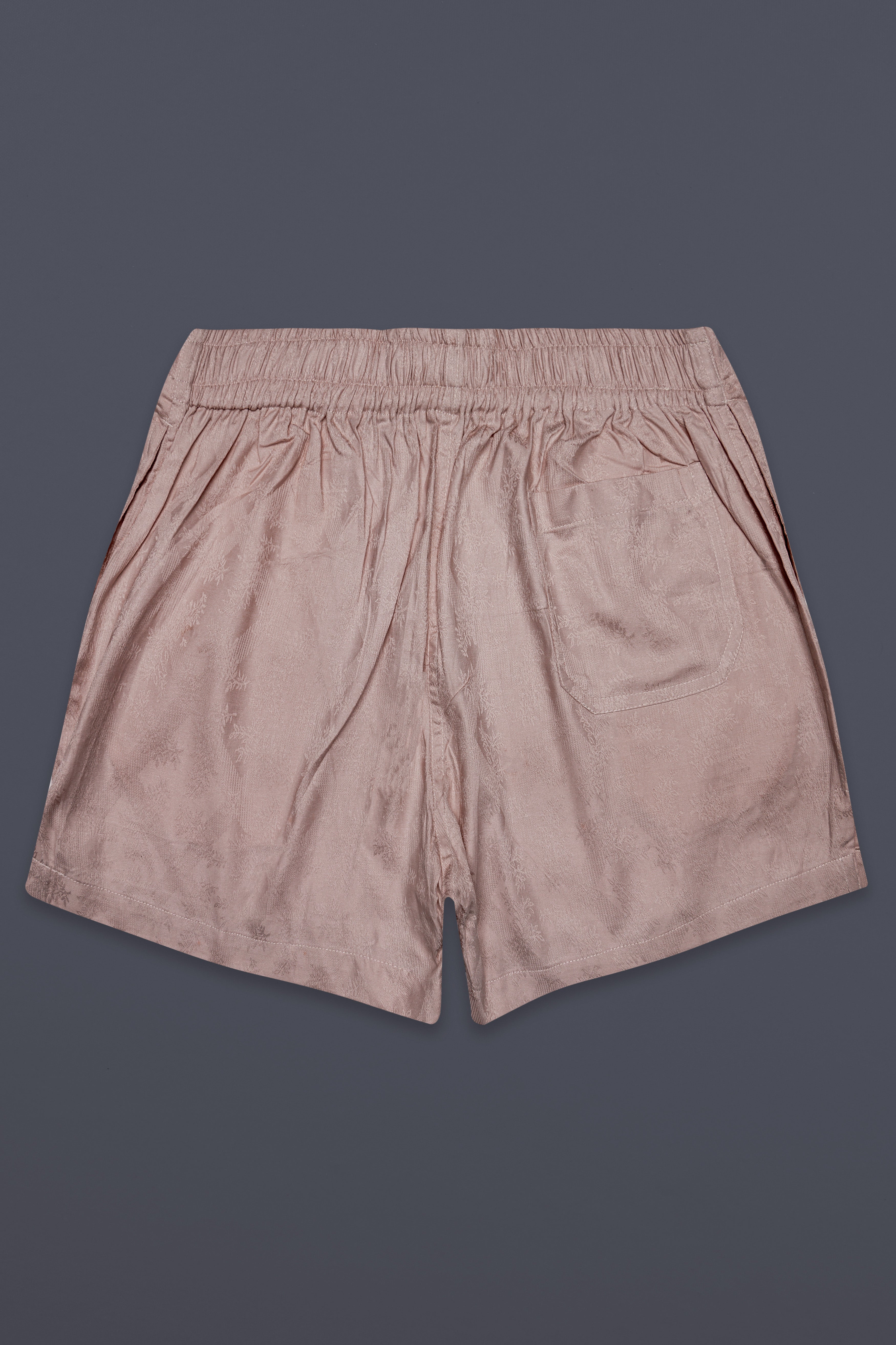 Hazel-Squirrel Cream Jacquard Textured Premium Cotton Boxer