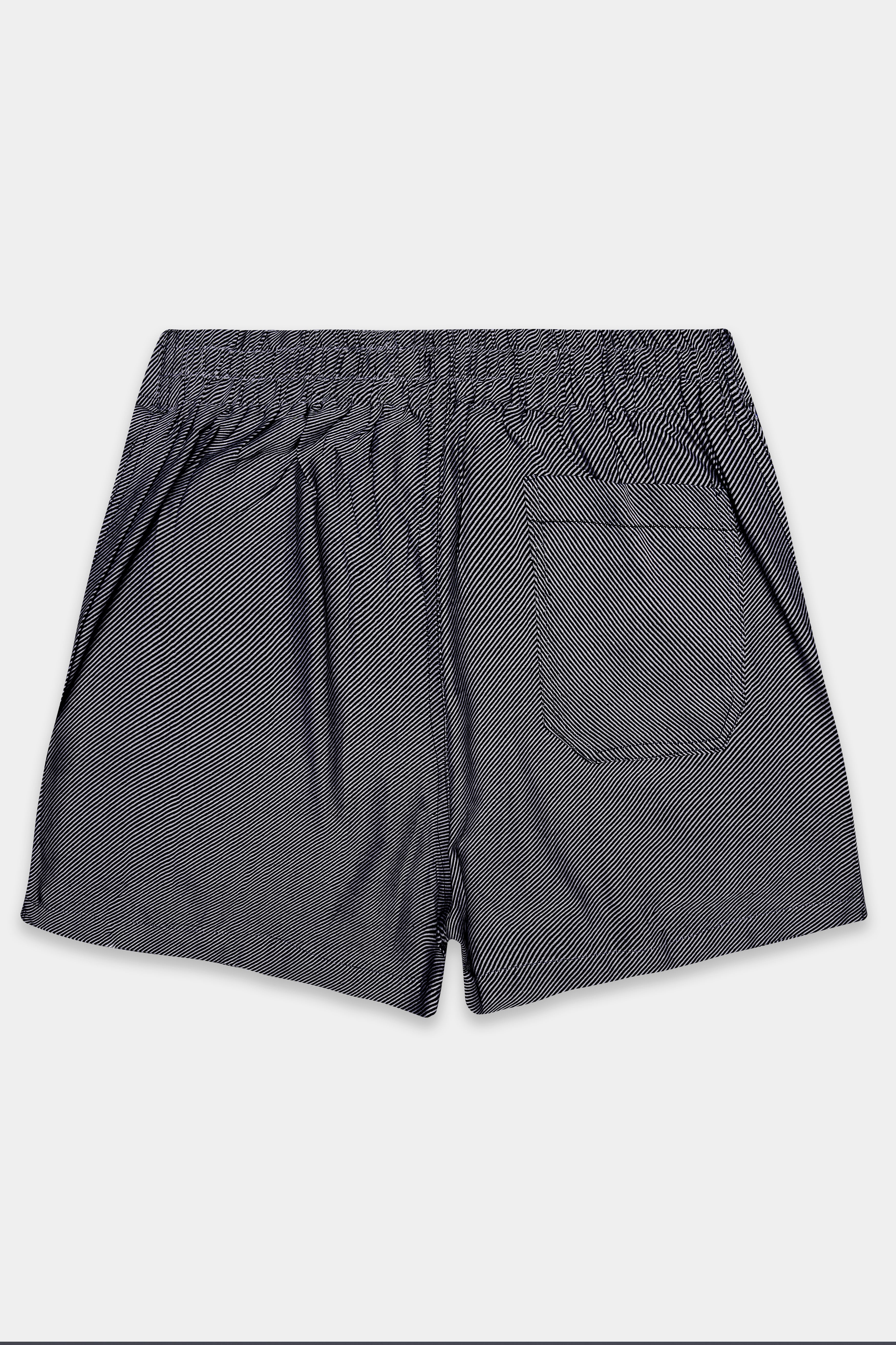 Granite-Iridium Gray Textured Flannel Premium Cotton Boxer