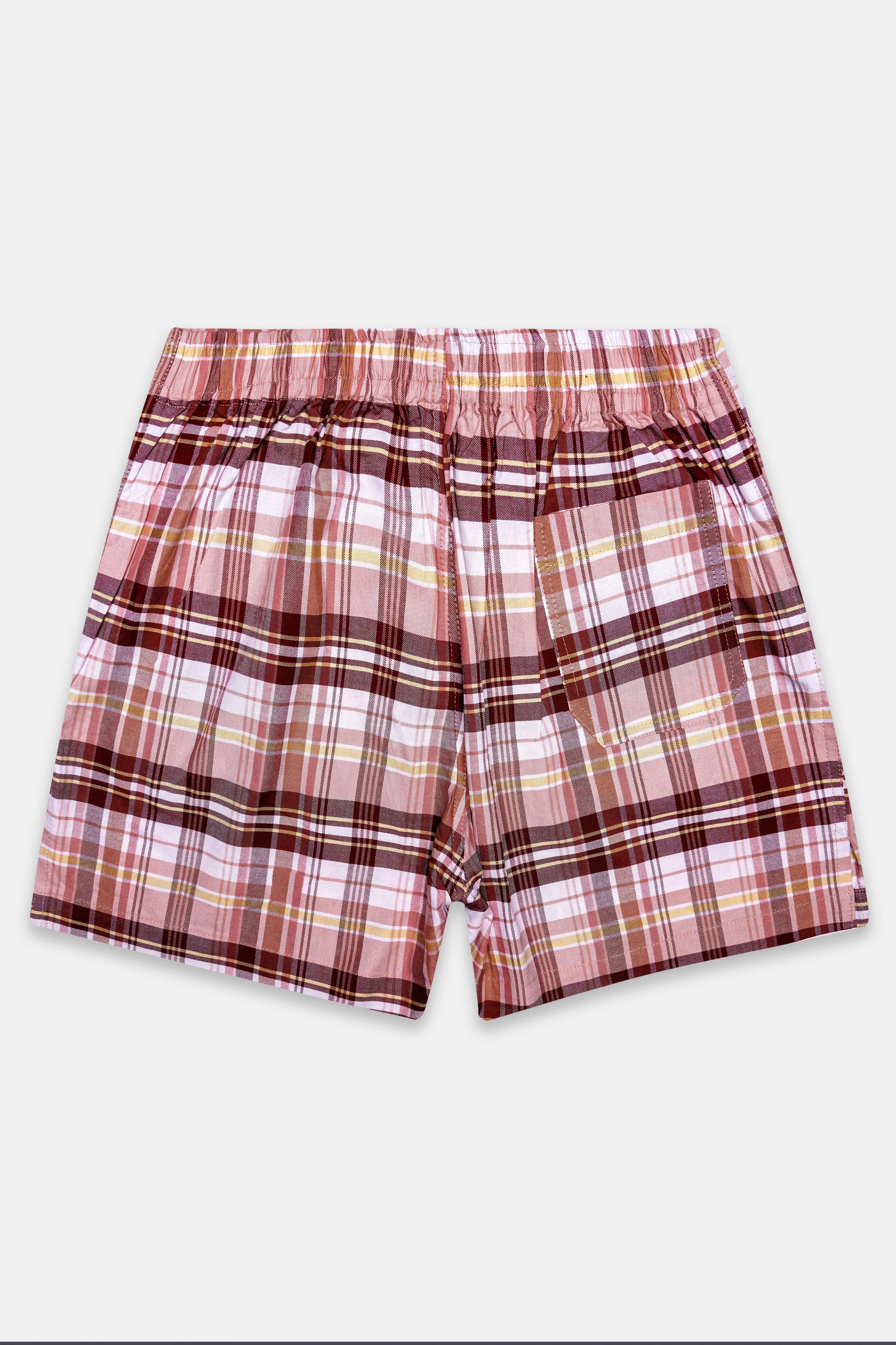 Heritage-Rustic Maroon Plaid Super Soft Oxford Premium Cotton Boxer