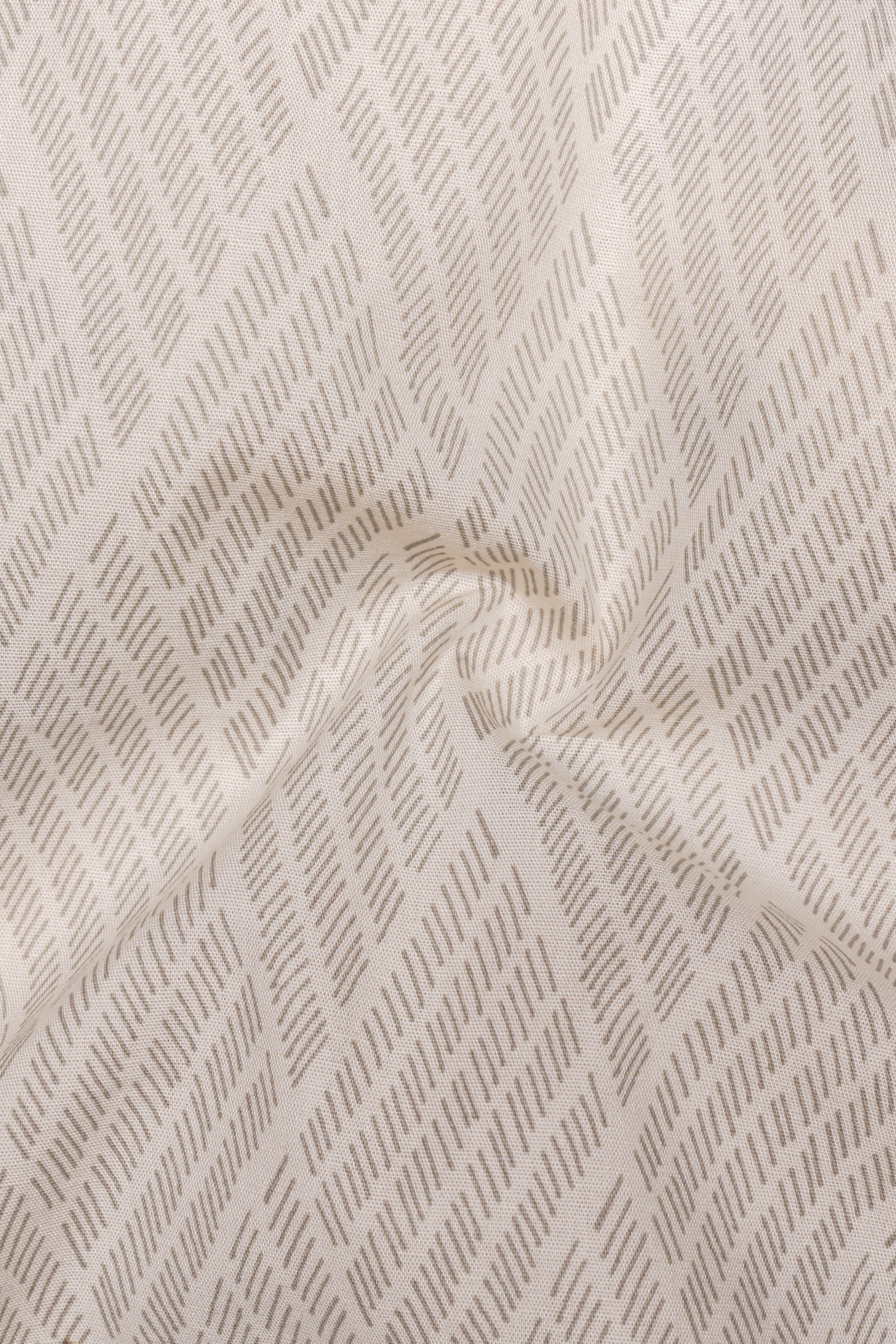 Oat Swirl-Swirl Cream Printed Poplin Premium Cotton Boxer