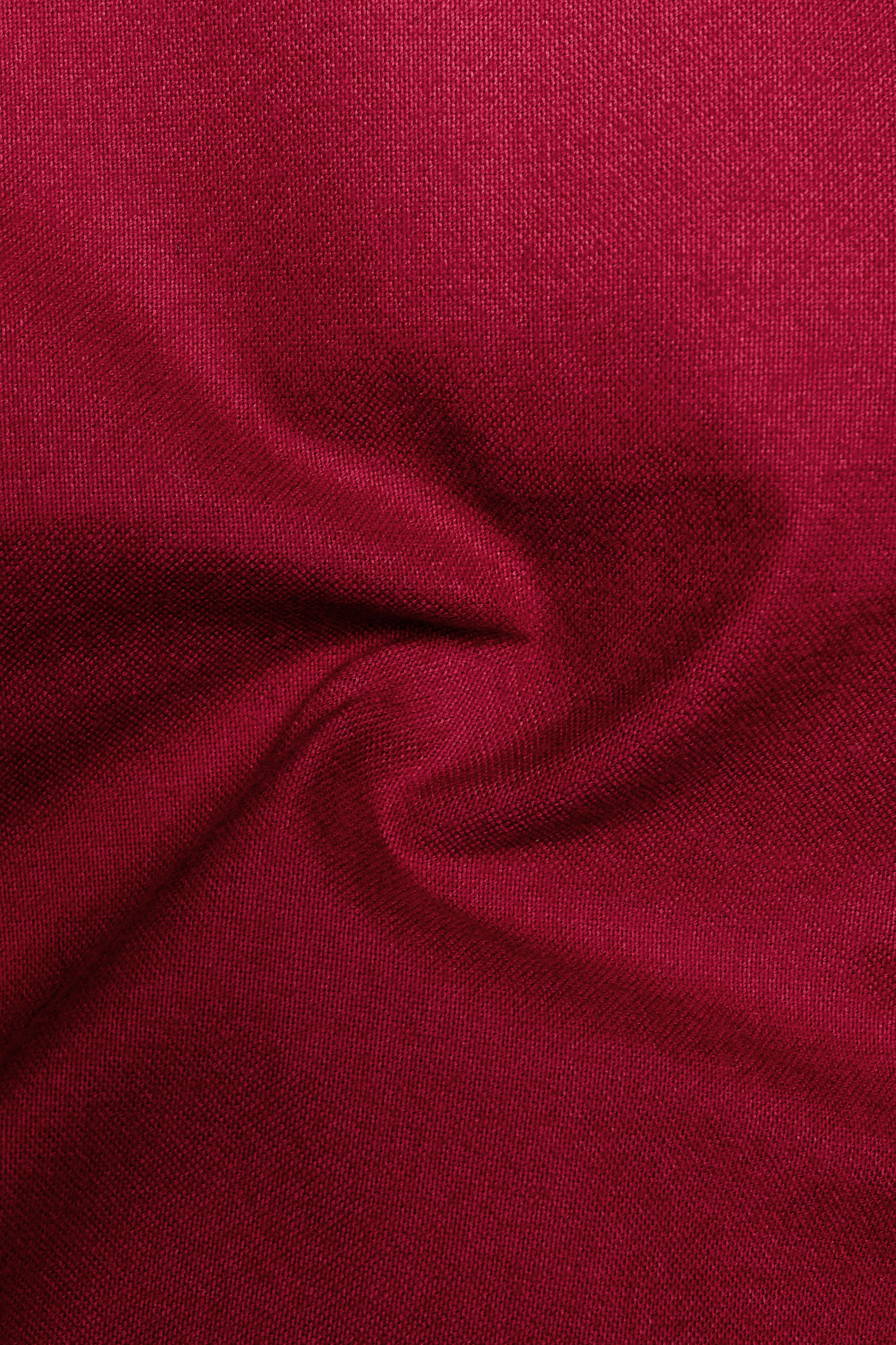 Vintage-Merlot Red Solid Flannel Premium Cotton Boxer
