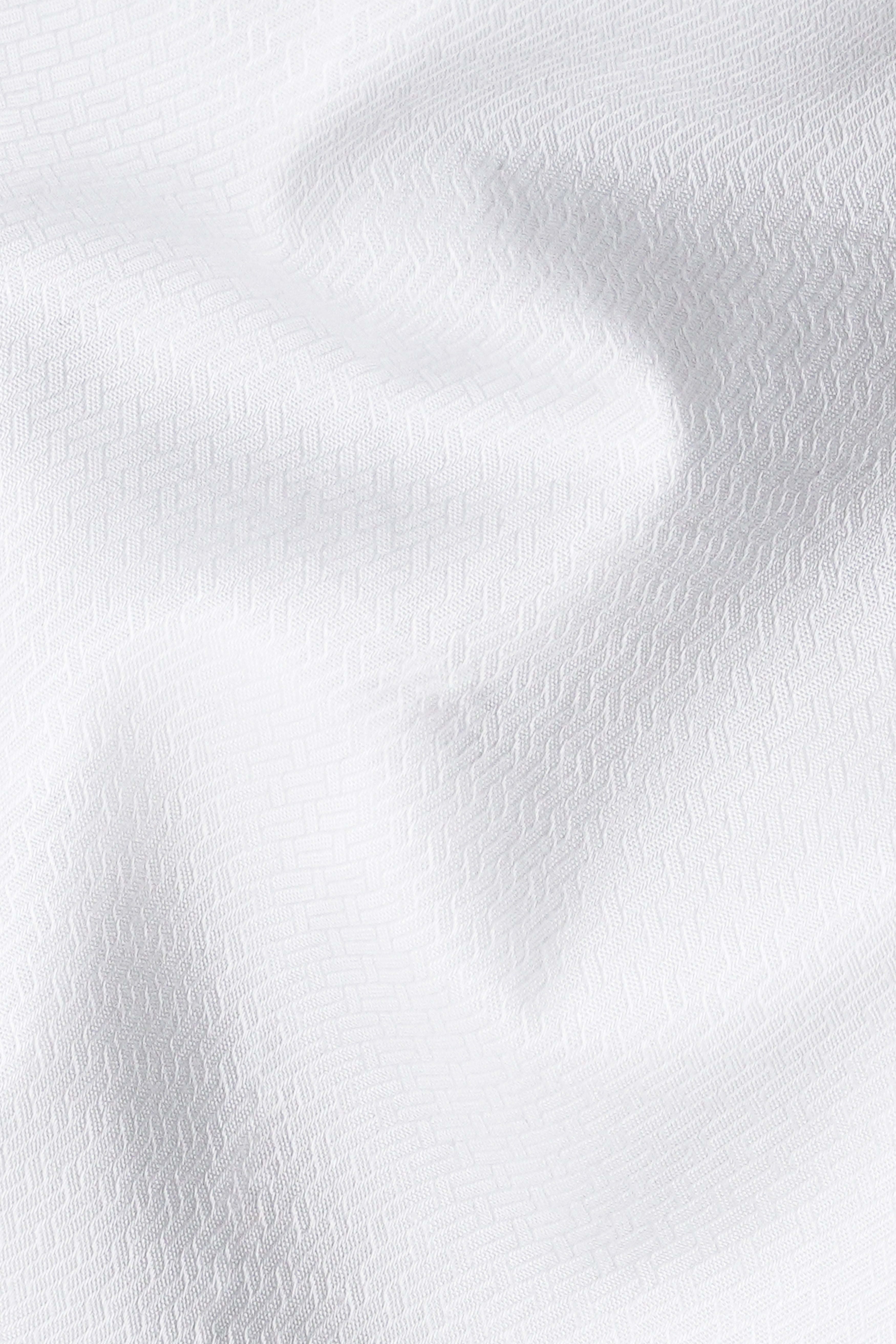 Bright White Dobby Textured Premium Giza Cotton Boxer