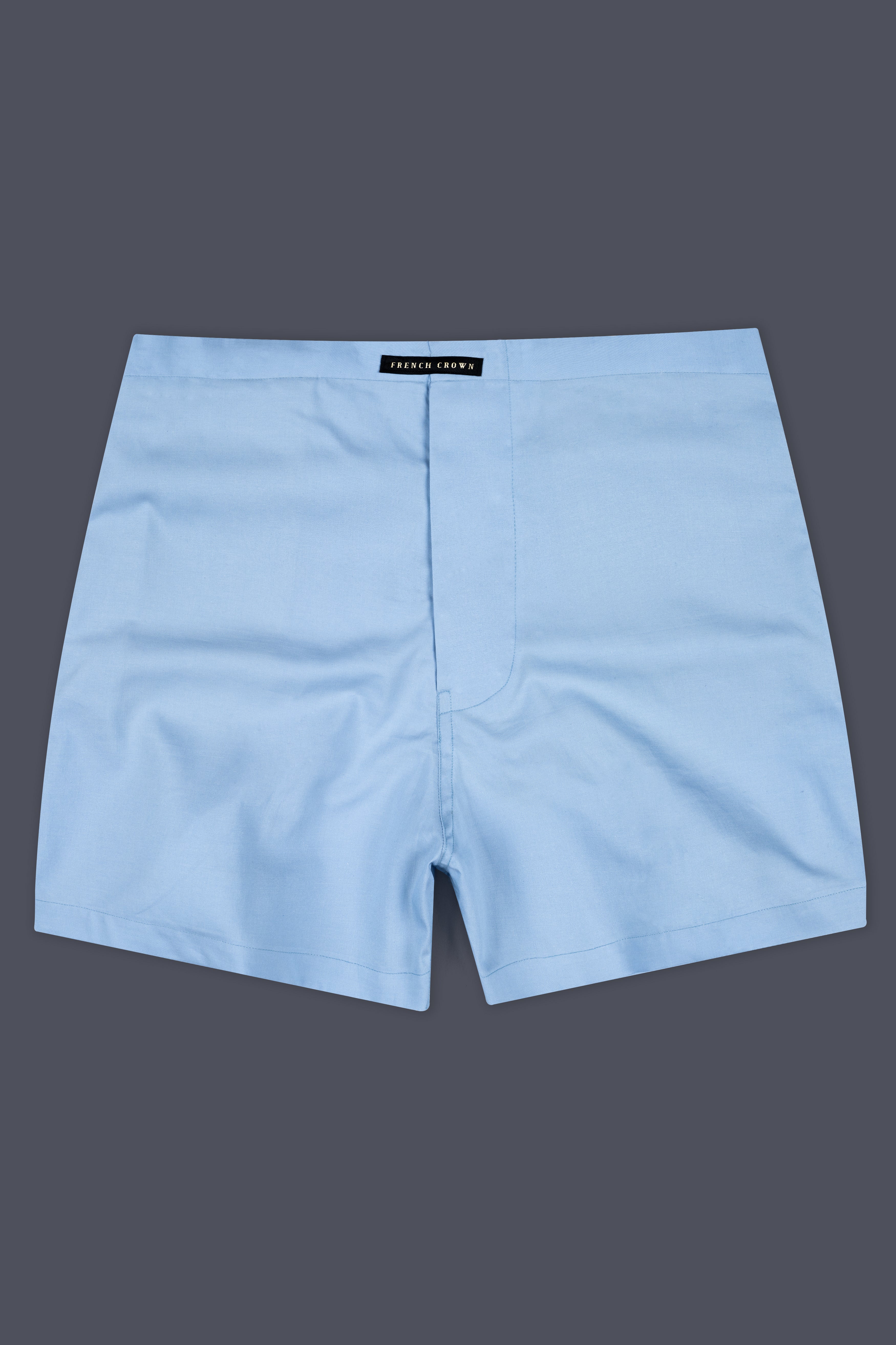 Spindle Blue Solid Royal Oxford Boxer