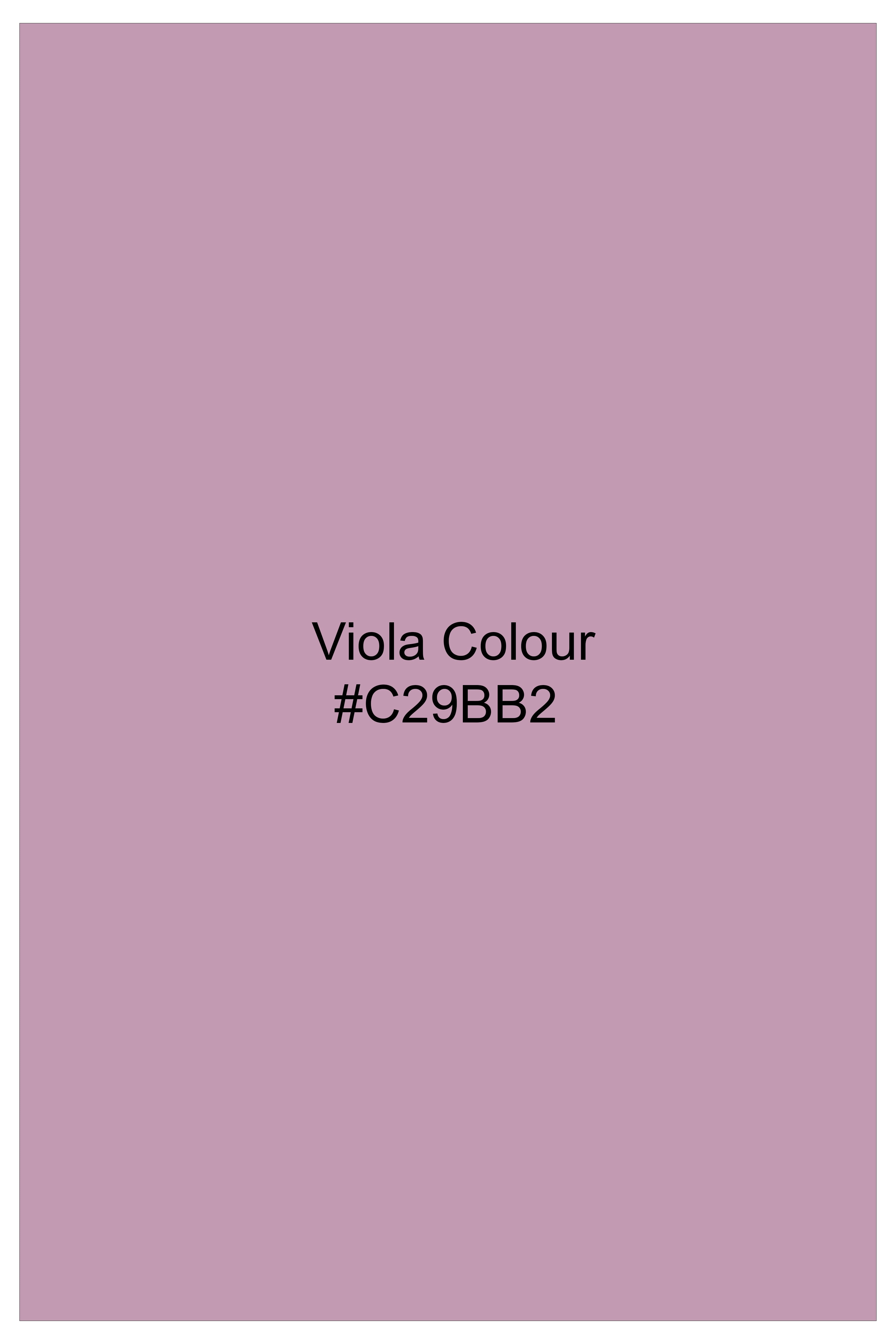 Viola Pink Textured Oxford Premium Cotton Boxer