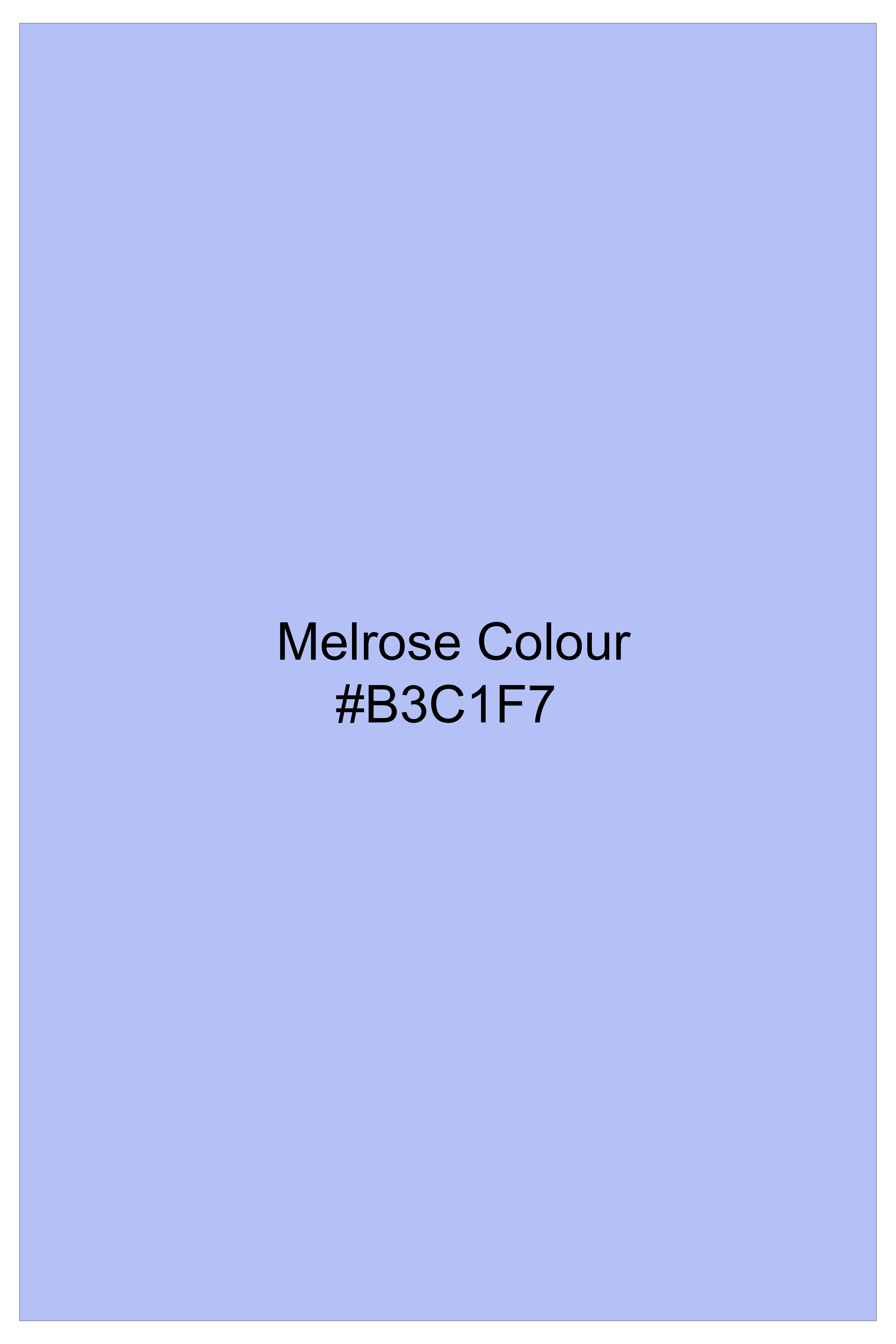 Melrose Blue Plain Solid Premium Giza Cotton Boxer