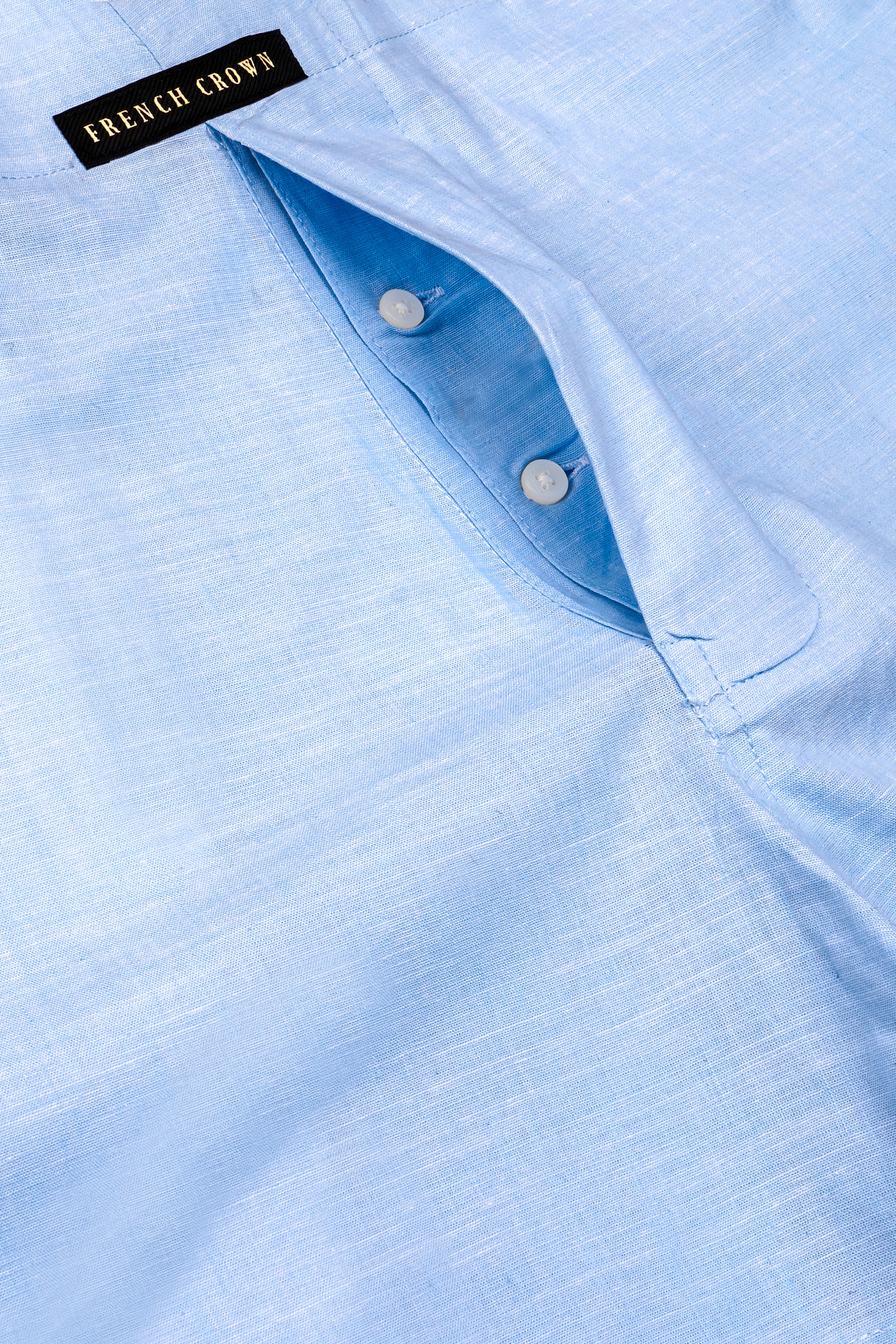 Spindle Blue Textured Premium Luxuries Linen Boxer