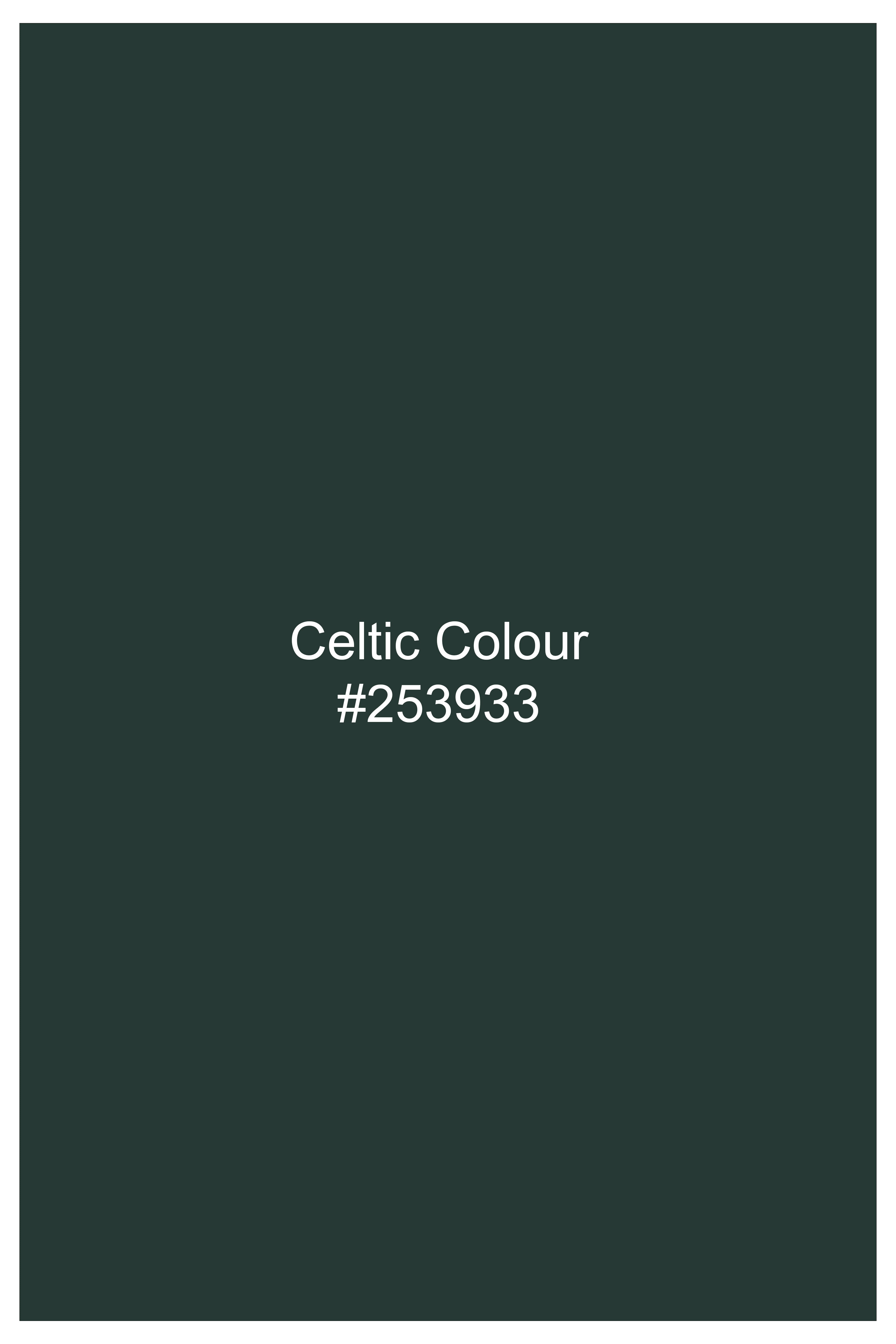 Celtic Green Solid Oxford Premium Cotton Boxer