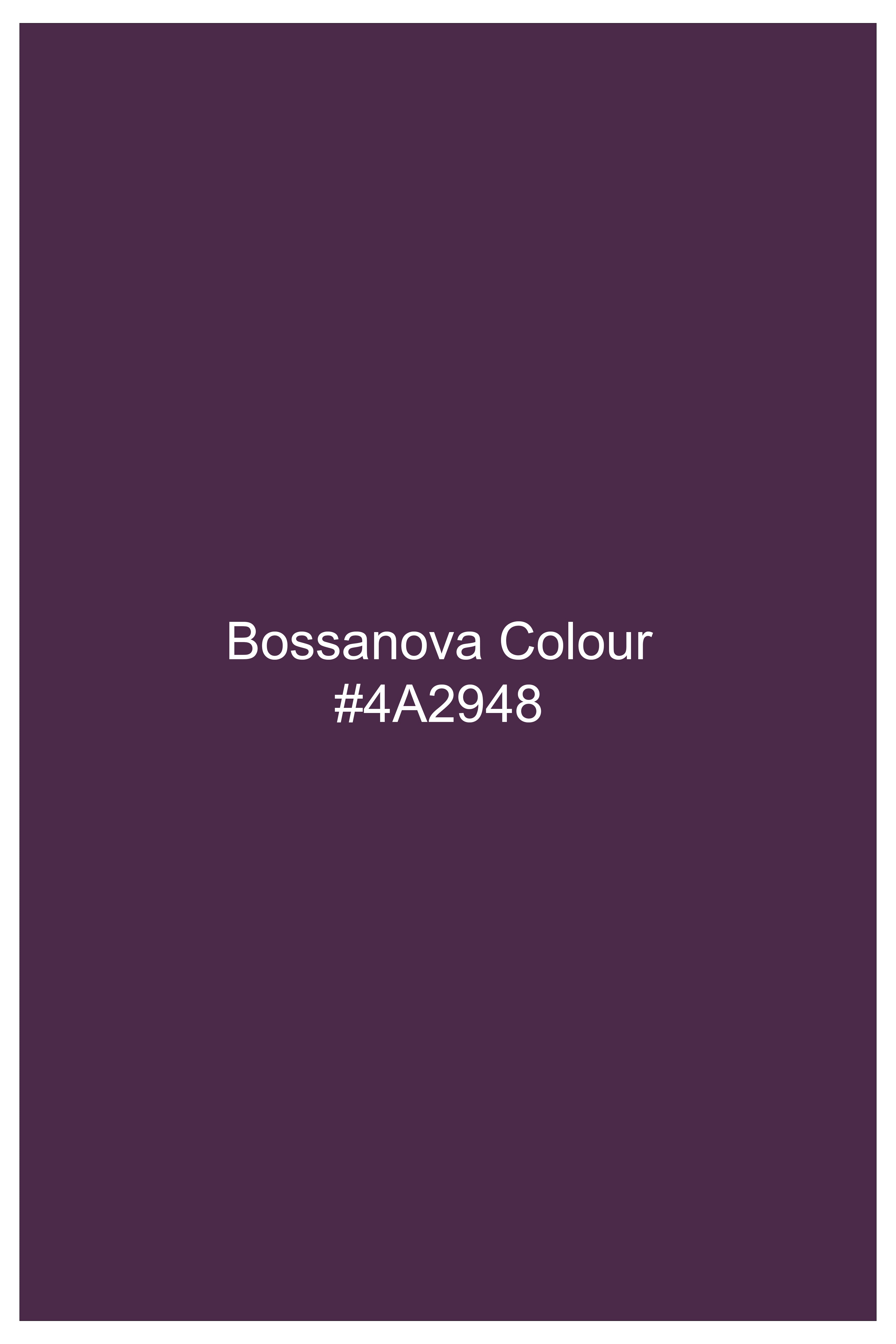 Bossanova Purple Printed Super Soft Premium Cotton Boxer